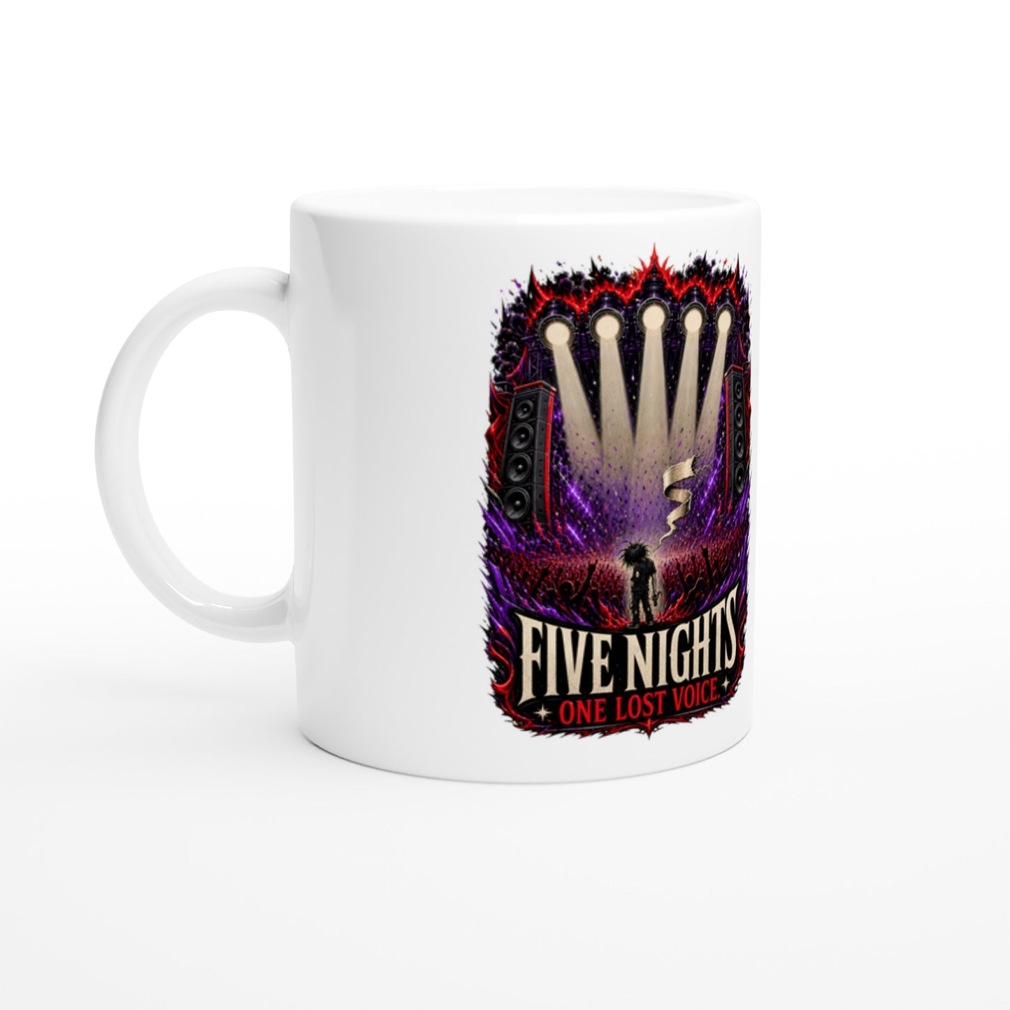 Five Nights, One Lost Voice Mug — product view 2