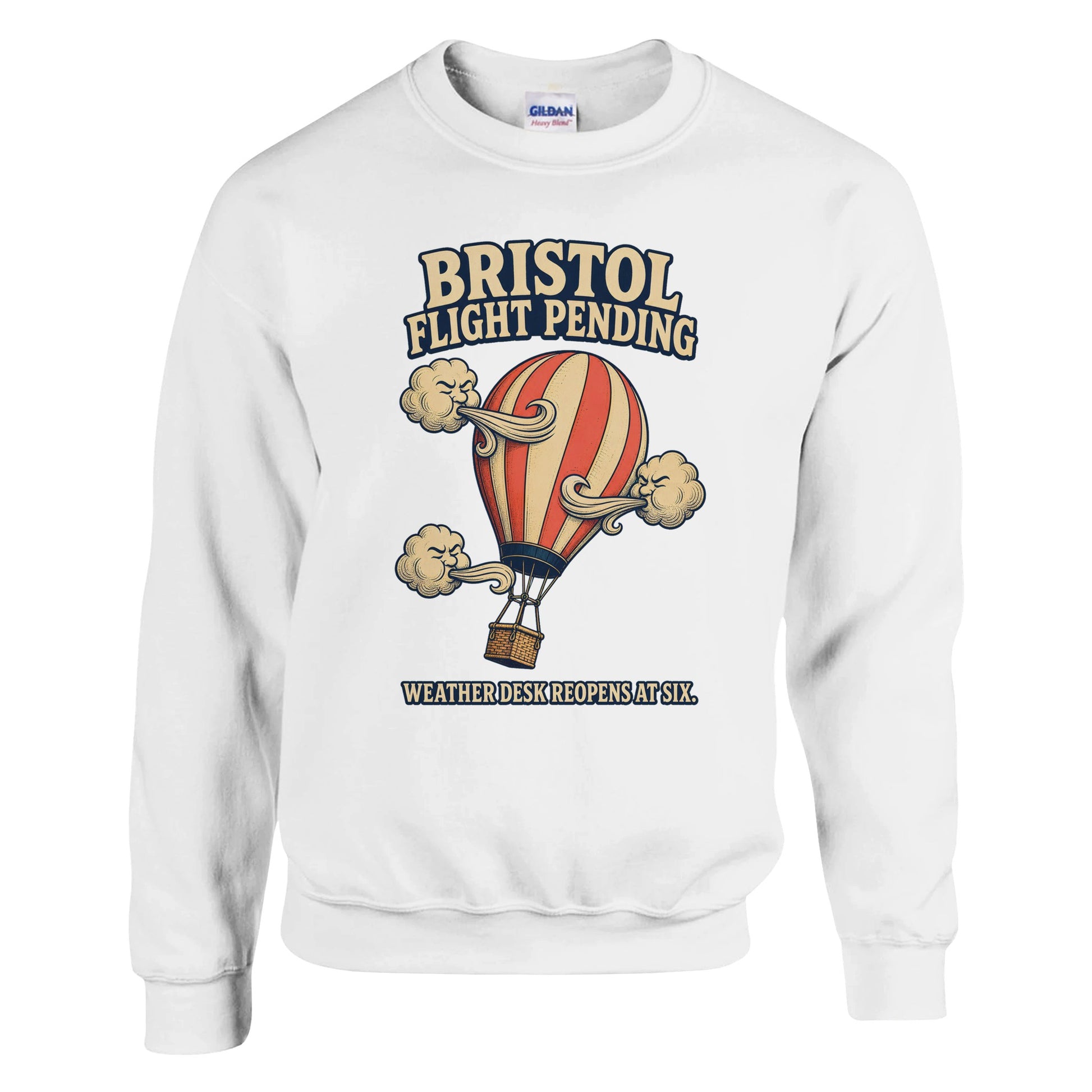 Bristol Flight Pending – Weather Desk Sweatshirt — product view 1