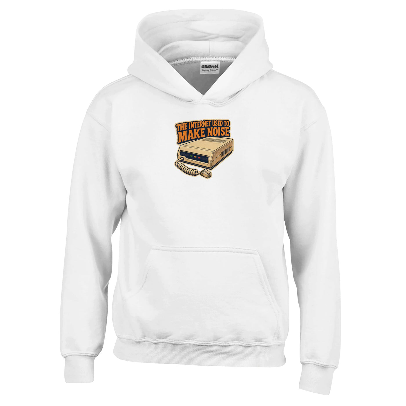 The Internet Used to Make Noise Retro Tech Graphic Kids' Hoodie