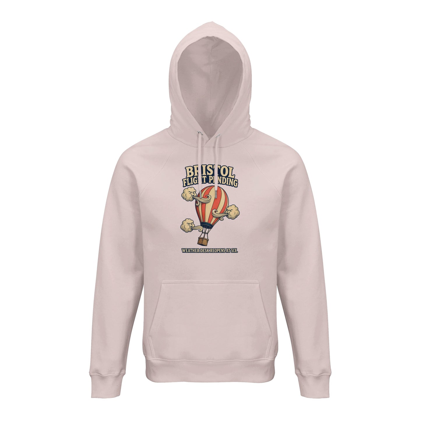 Bristol Flight Pending – Weather Desk Hoodie — product view 8