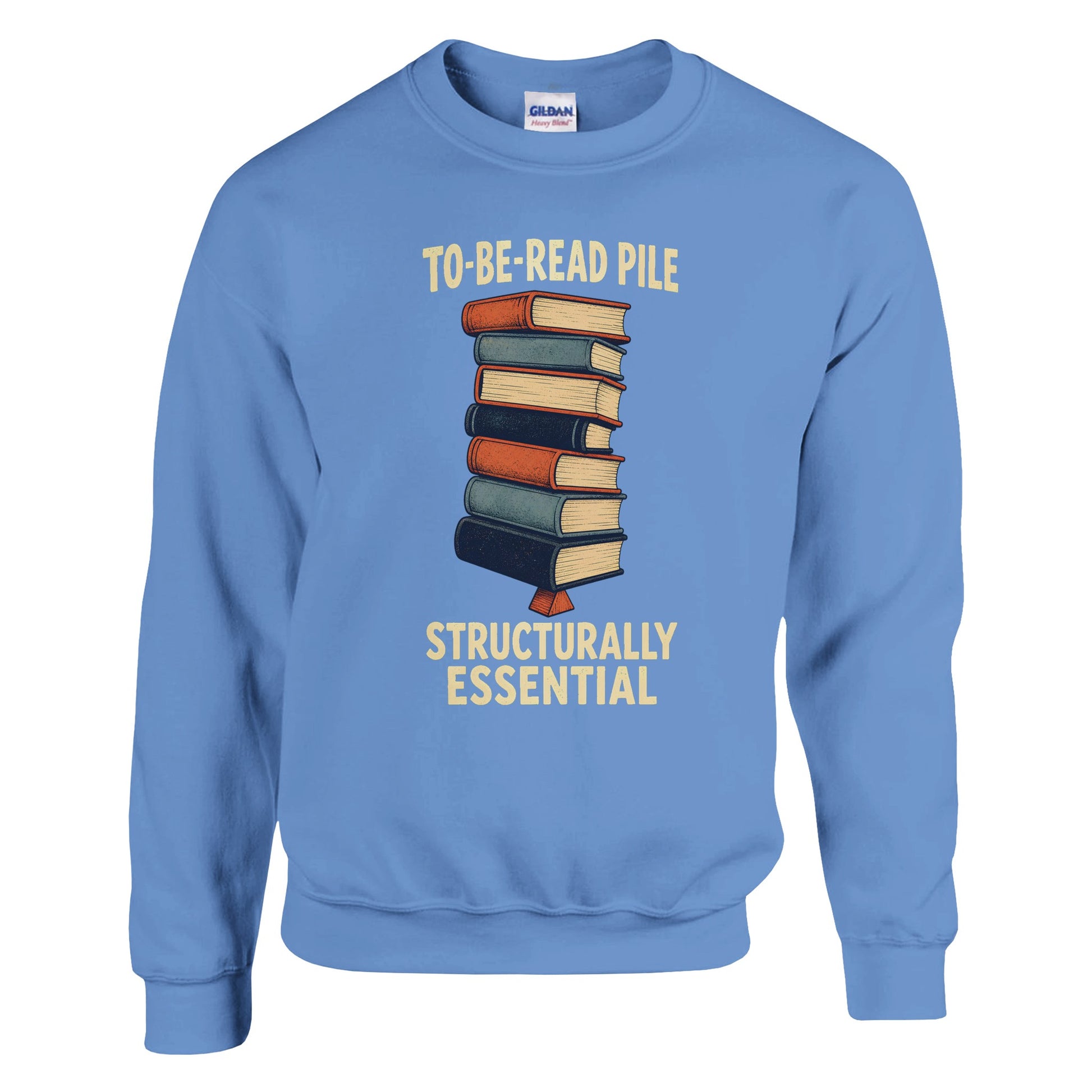 To-Be-Read Pile: Structurally Essential Book Graphic Sweatshirt — product view 12