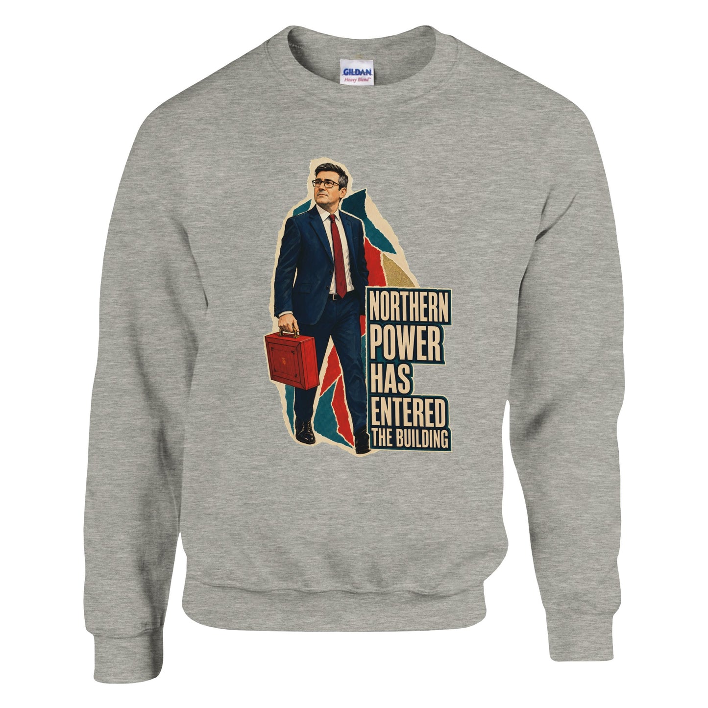 Northern Power Has Entered the Building Tote Bag Sweatshirt — product view 17