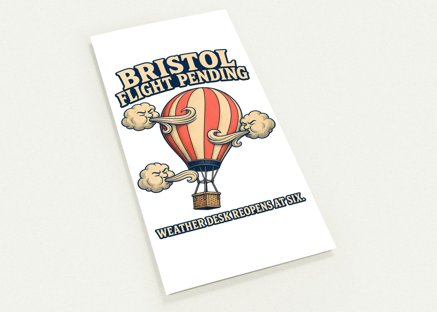 Bristol Flight Pending – Weather Desk Postcard Pack — product view 1