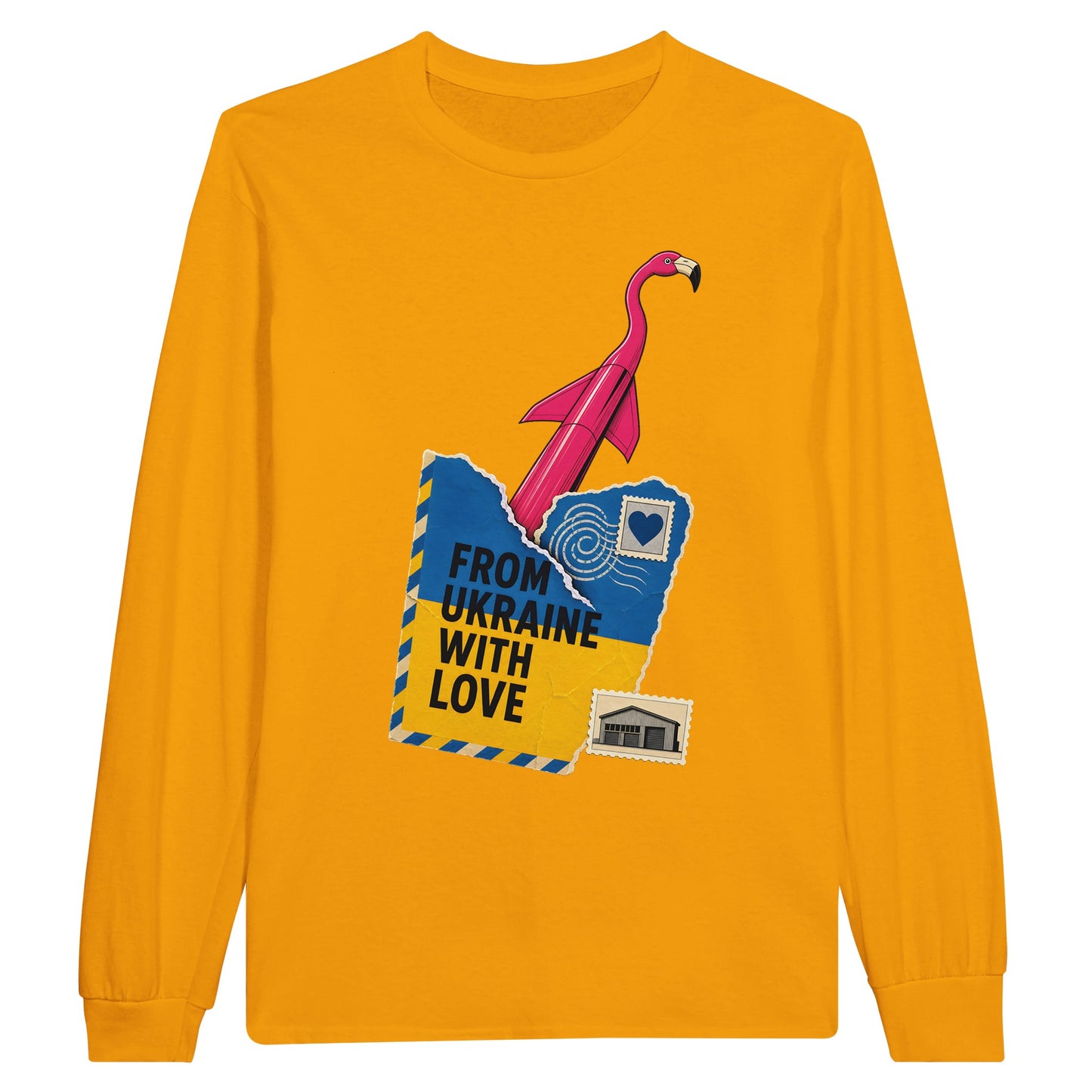From Ukraine With Love Long-Sleeve T-shirt — product view 4