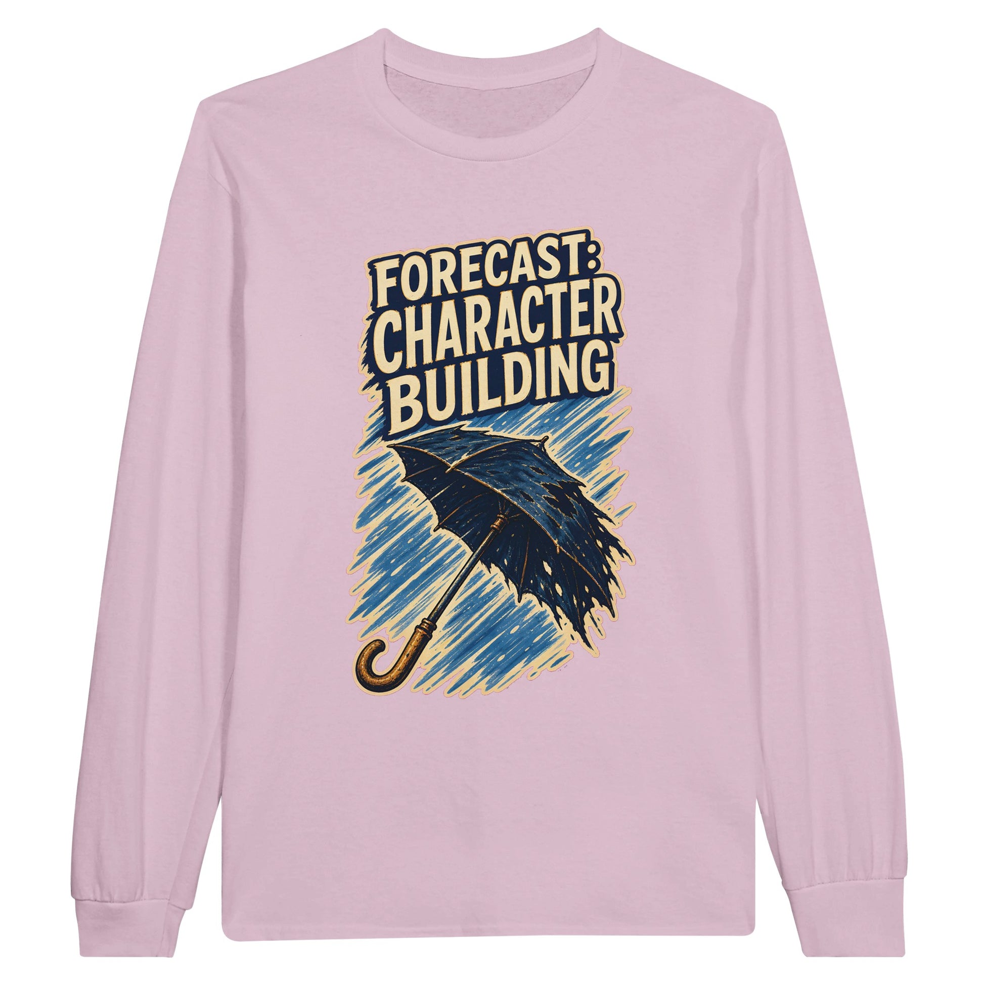 Forecast: Character Building – British Weather Long-Sleeve T-shirt — product view 6