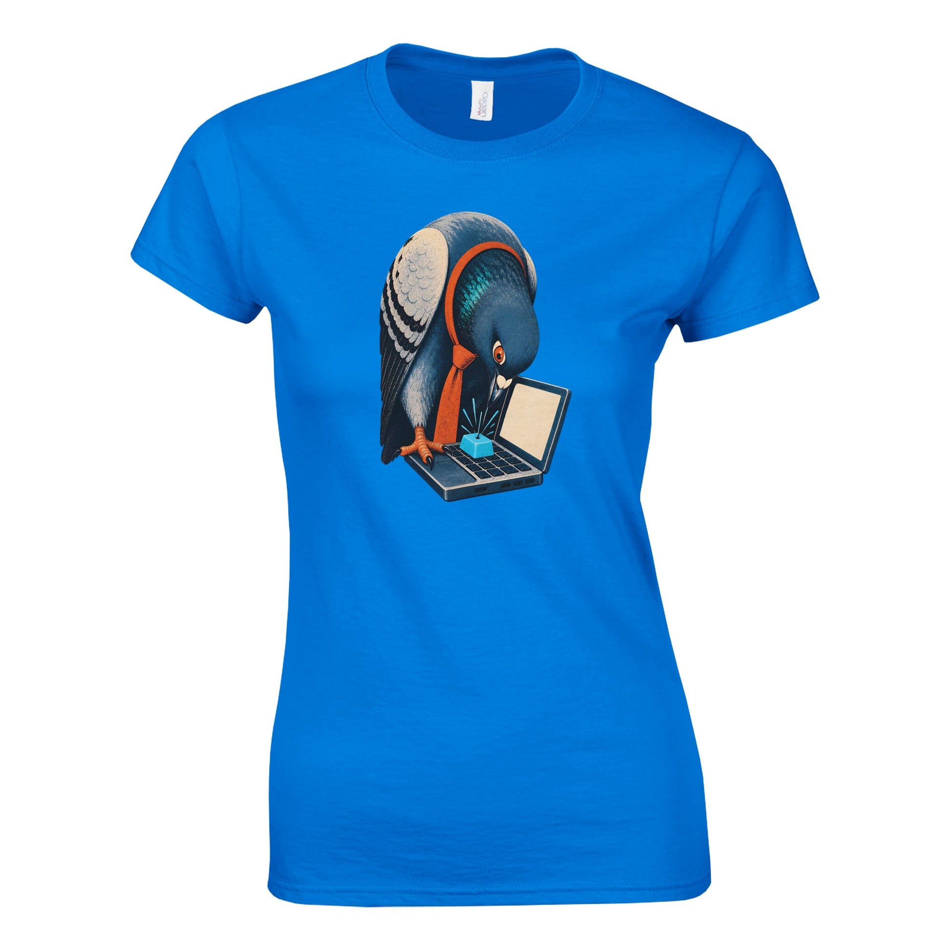 Pigeon Hits Send Women's T-shirt — product view 7