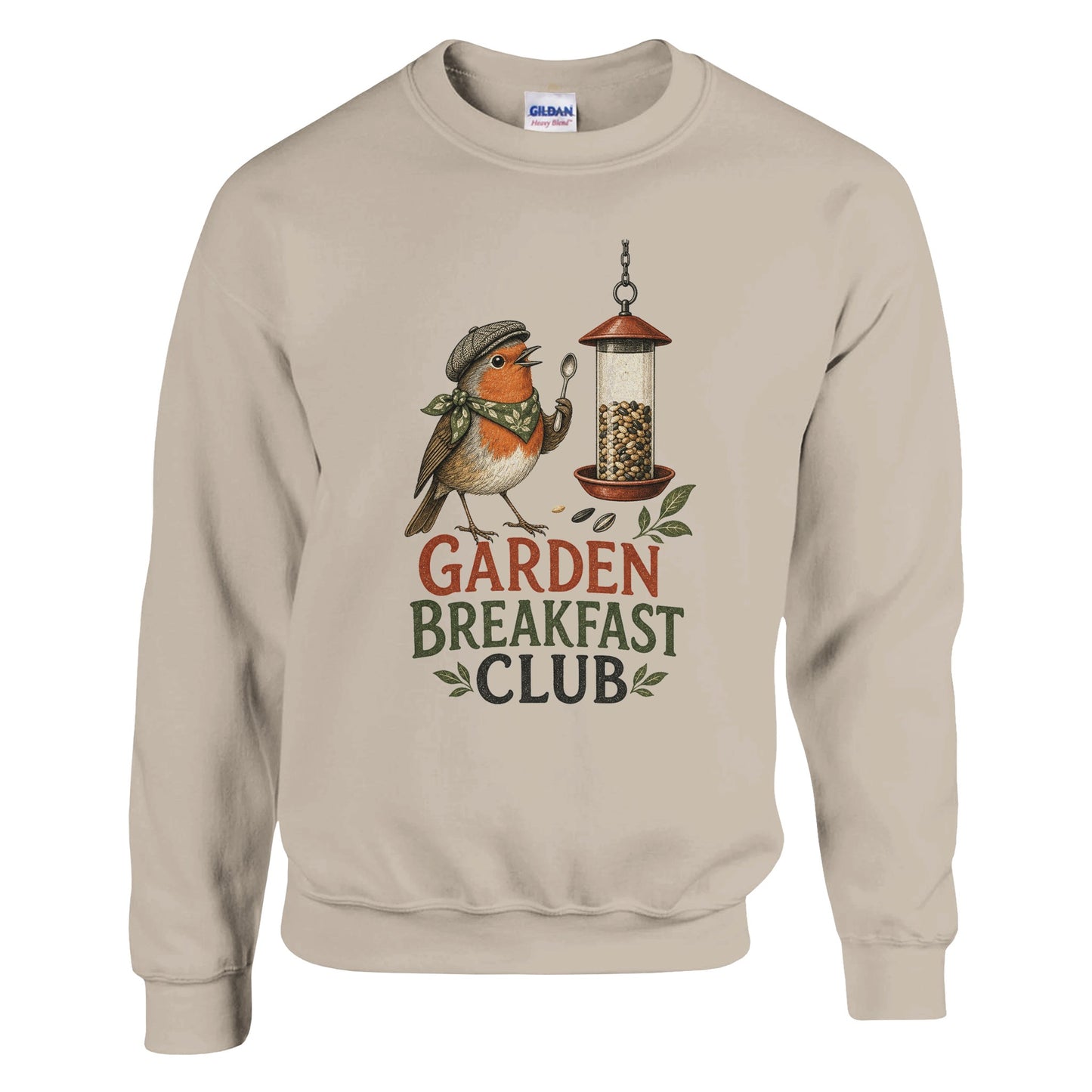 Garden Breakfast Club Robin Graphic Sweatshirt — product view 2