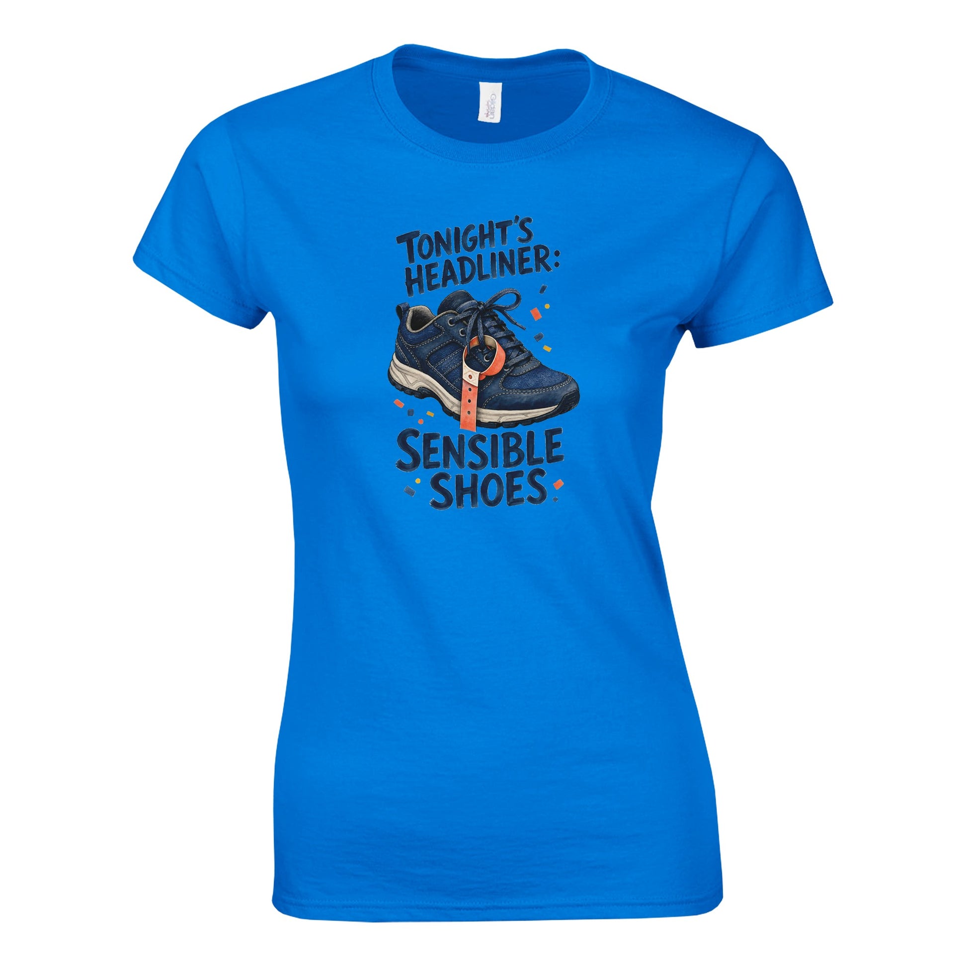 Tonight's Headliner: Sensible Shoes Concert Women's T-shirt — product view 7