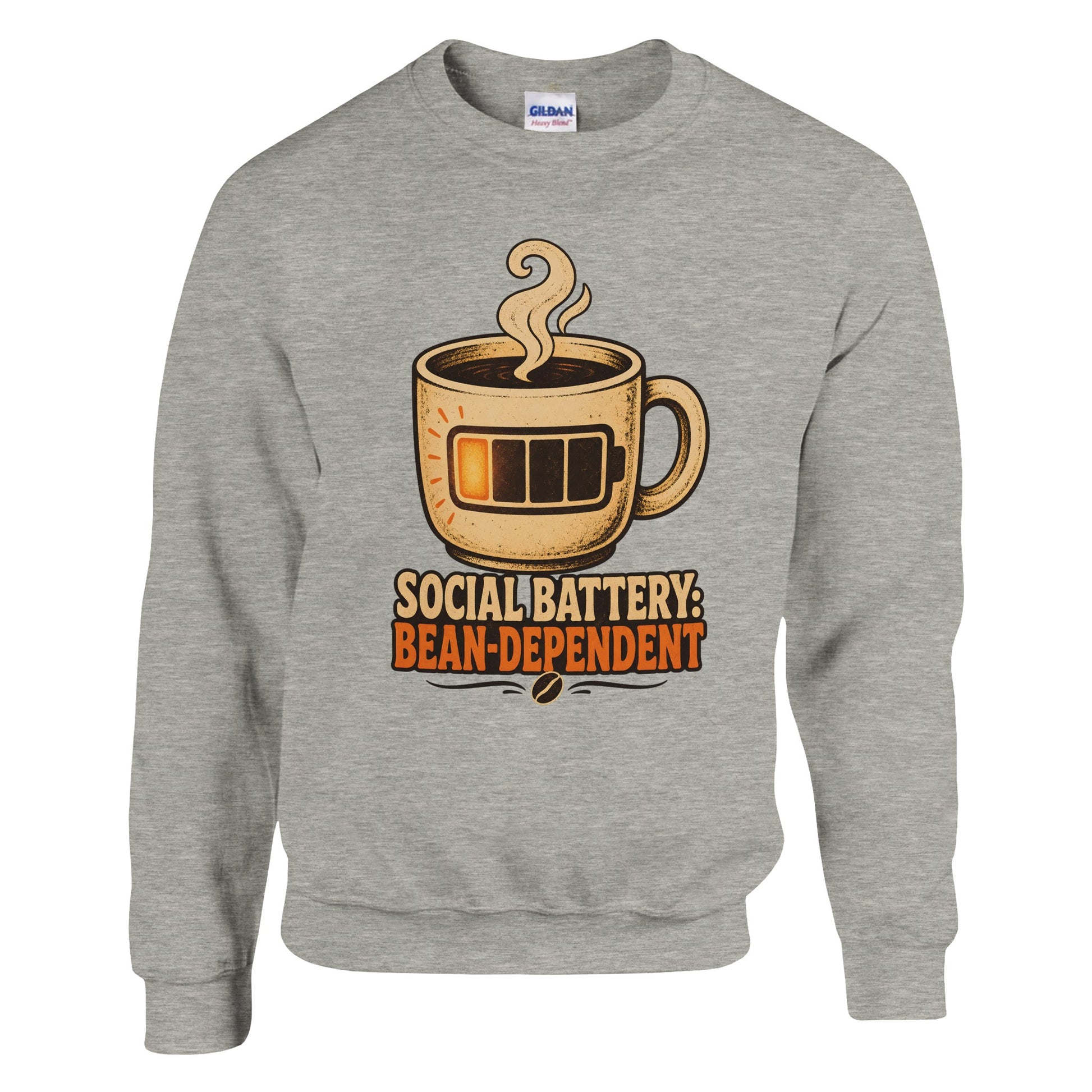 Social Battery: Bean-Dependent Graphic Sweatshirt — product view 17