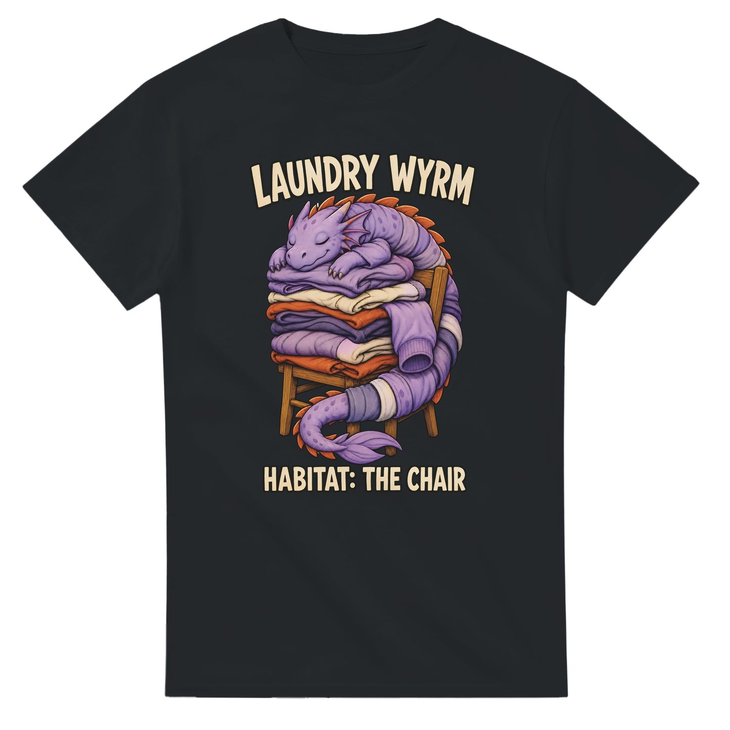 Laundry Wyrm – Habitat: The Chair T-shirt — product view 10