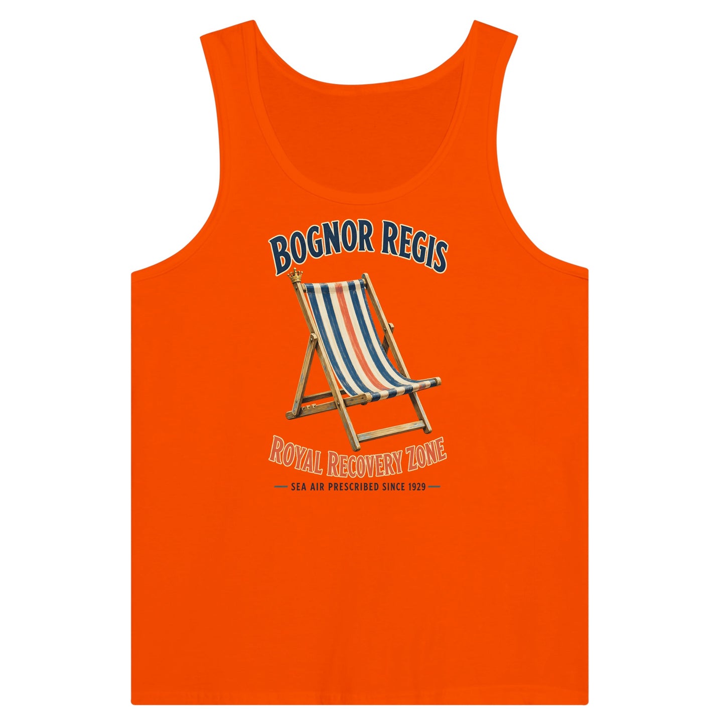 Bognor Regis Royal Recovery Zone Premium Unisex Tank Top — product view 7
