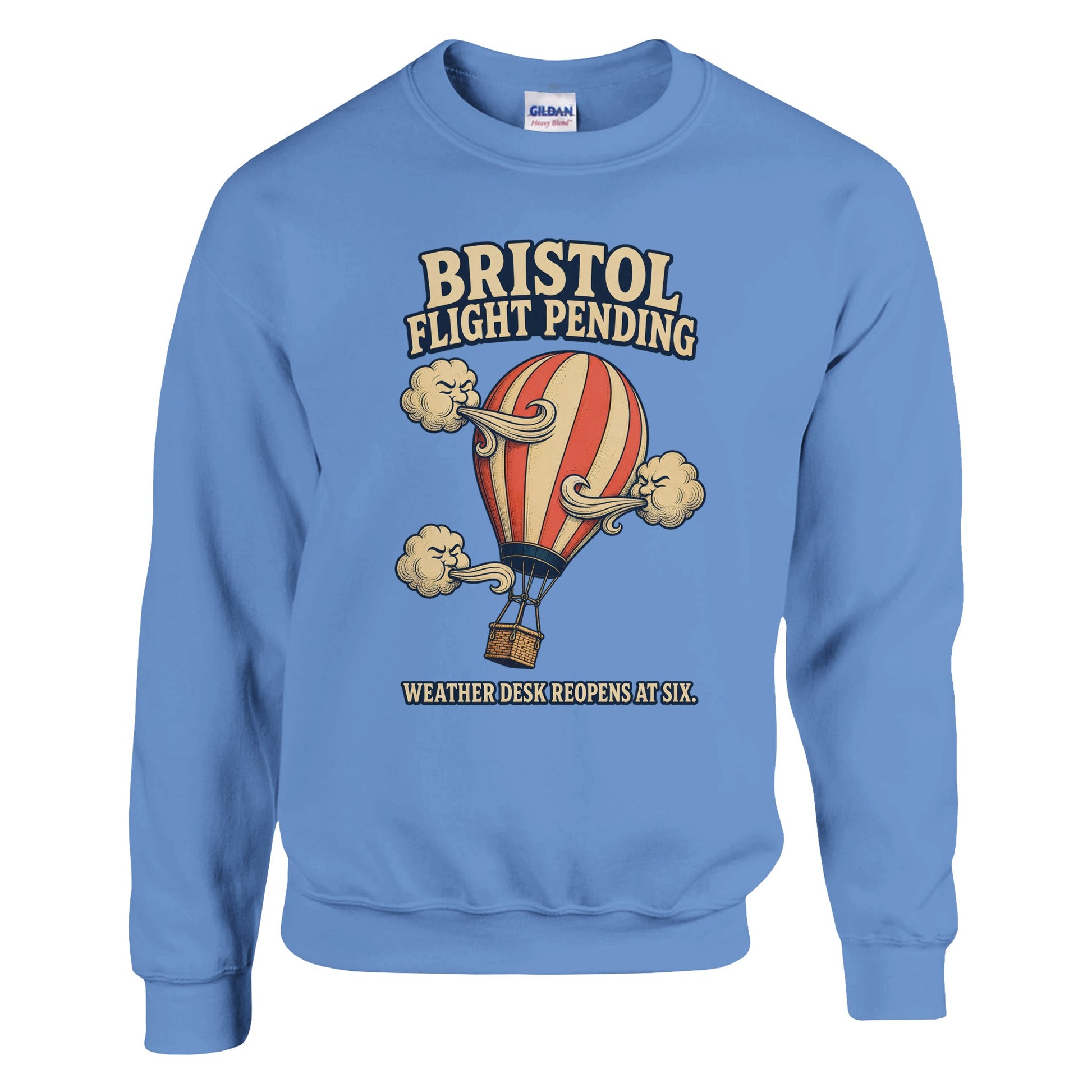 Bristol Flight Pending – Weather Desk Sweatshirt — product view 7