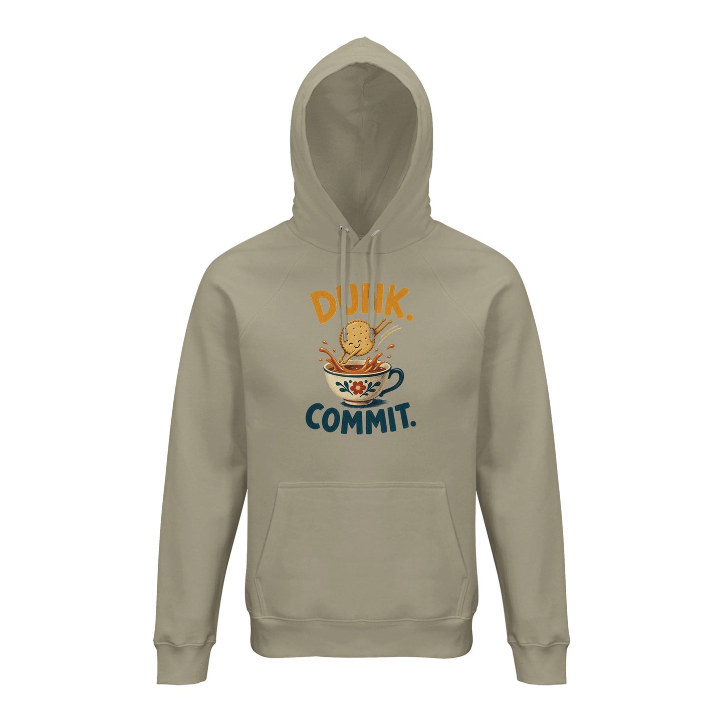 Dunk. Commit. Tea Biscuit Graphic Hoodie — product view 3