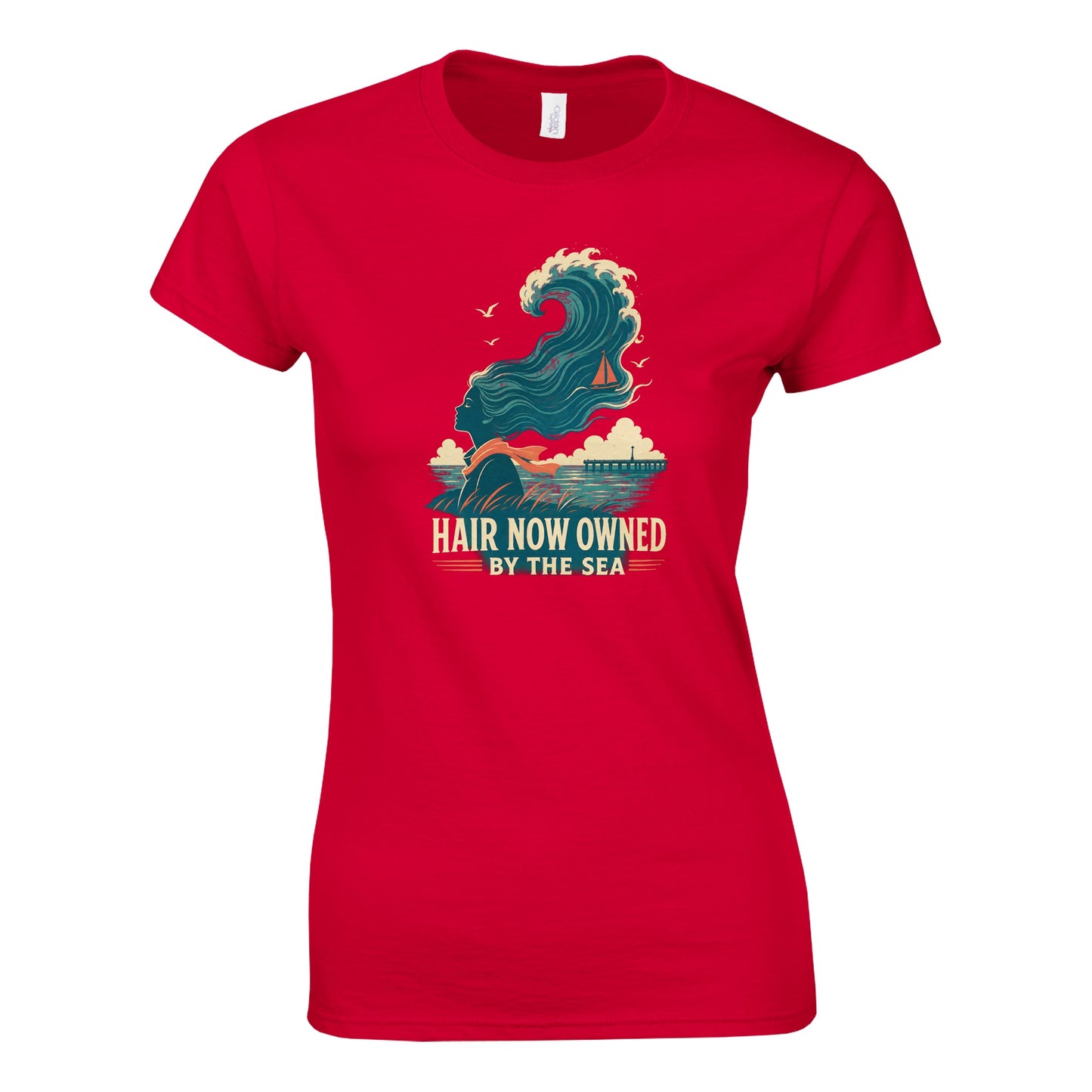 Hair Now Owned by the Sea Women's T-shirt — product view 2