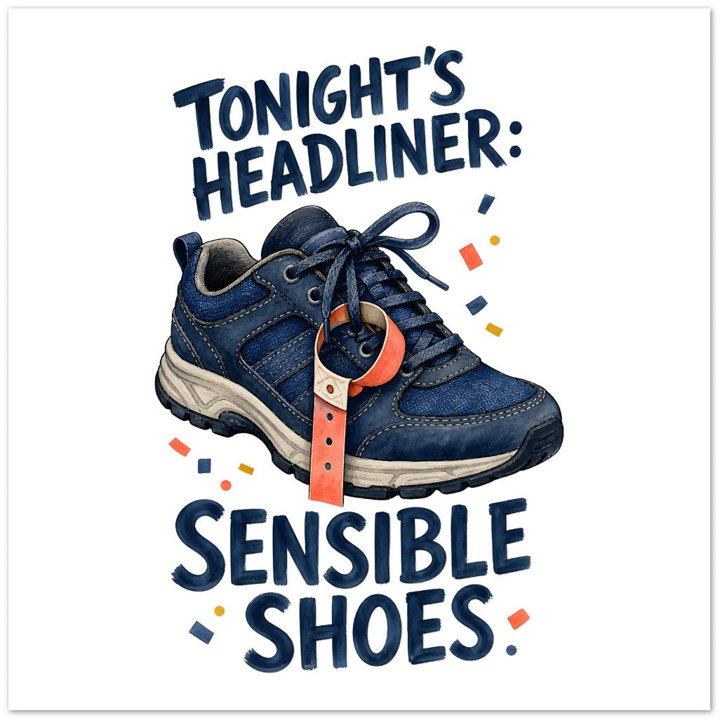 Tonight's Headliner: Sensible Shoes Concert Greeting Card Pack — product view 3