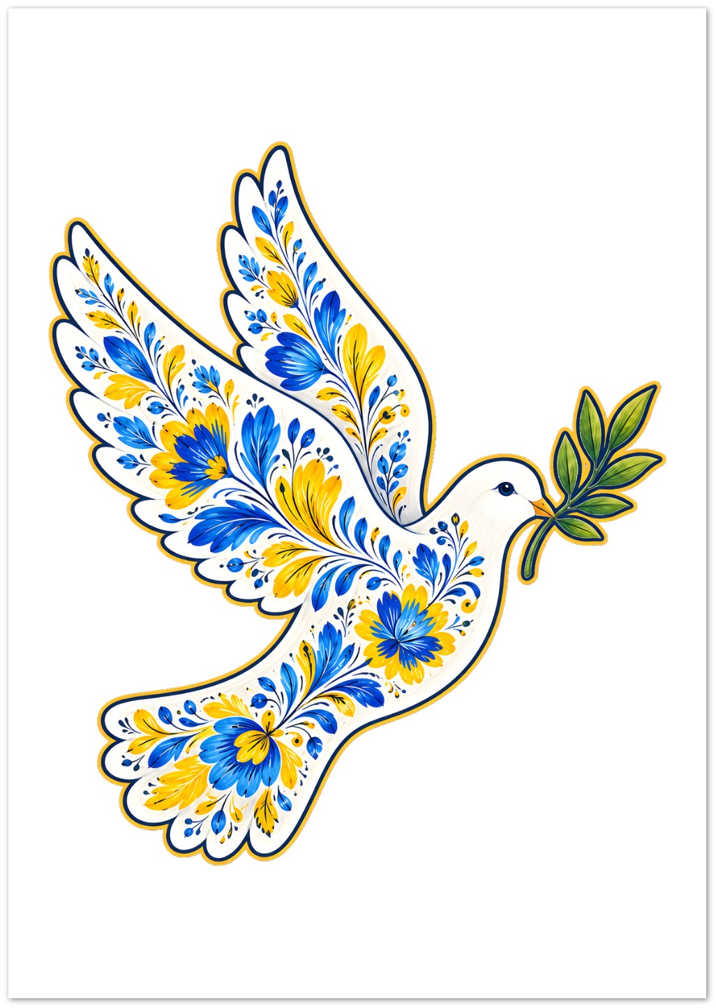 Ukraine Peace Dove Greeting Card Pack
