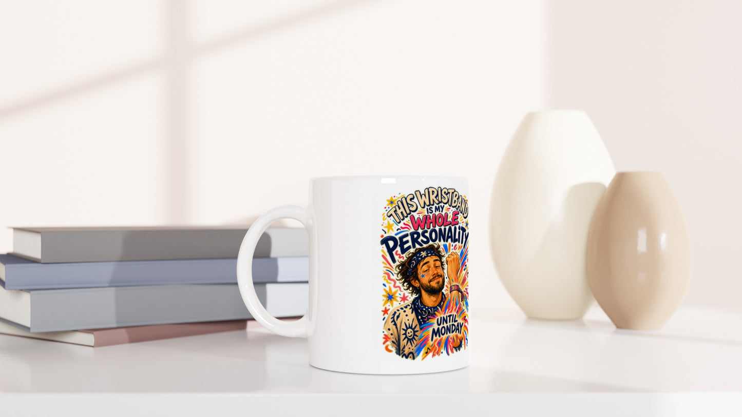This Wristband Is My Whole Personality Until Monday Mug — product view 5