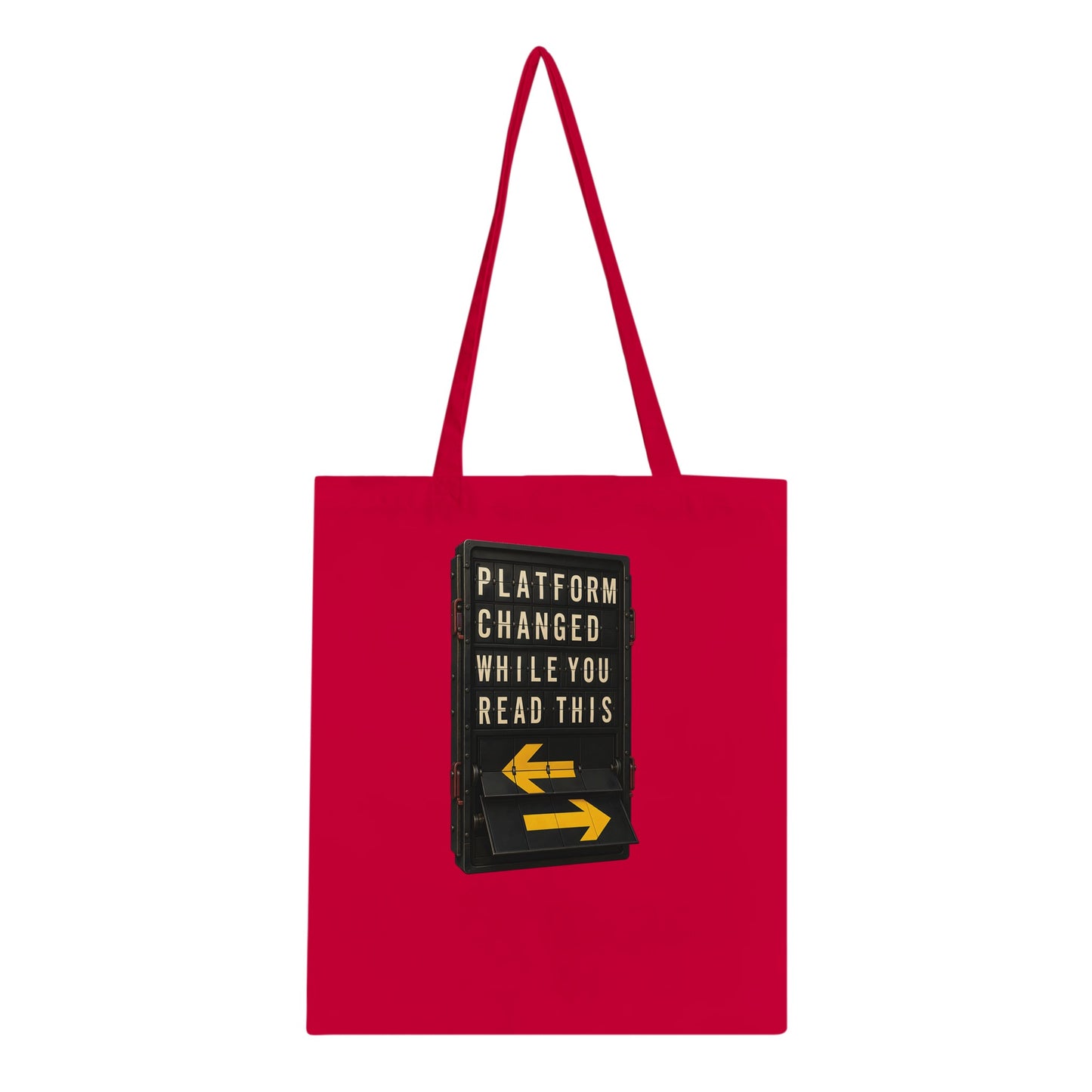 Platform Changed While You Read This Tote Bag — product view 4