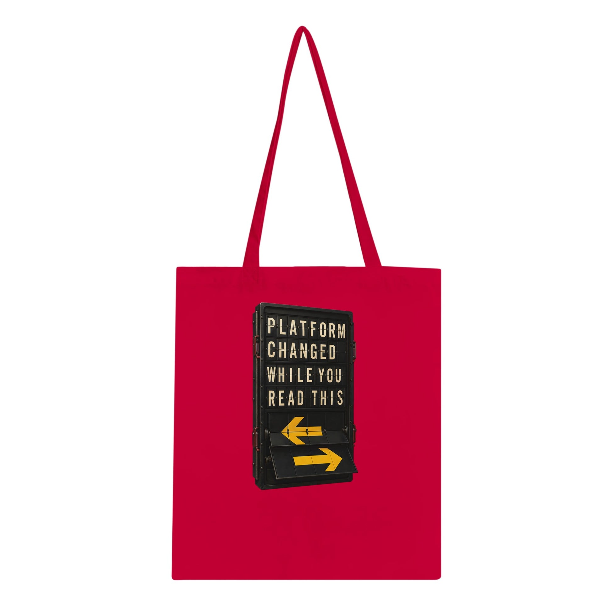 Platform Changed While You Read This Tote Bag — product view 5