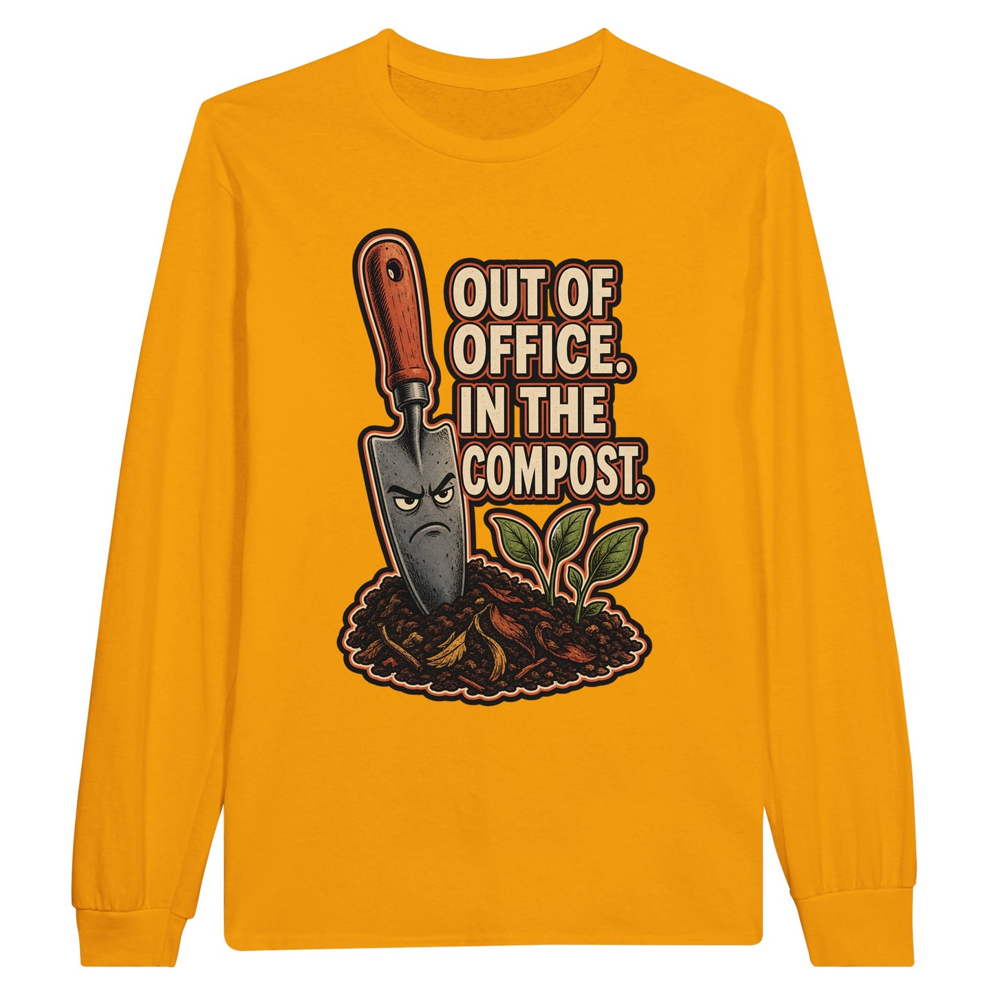 Out of Office, In the Compost Long-Sleeve T-shirt — product view 4