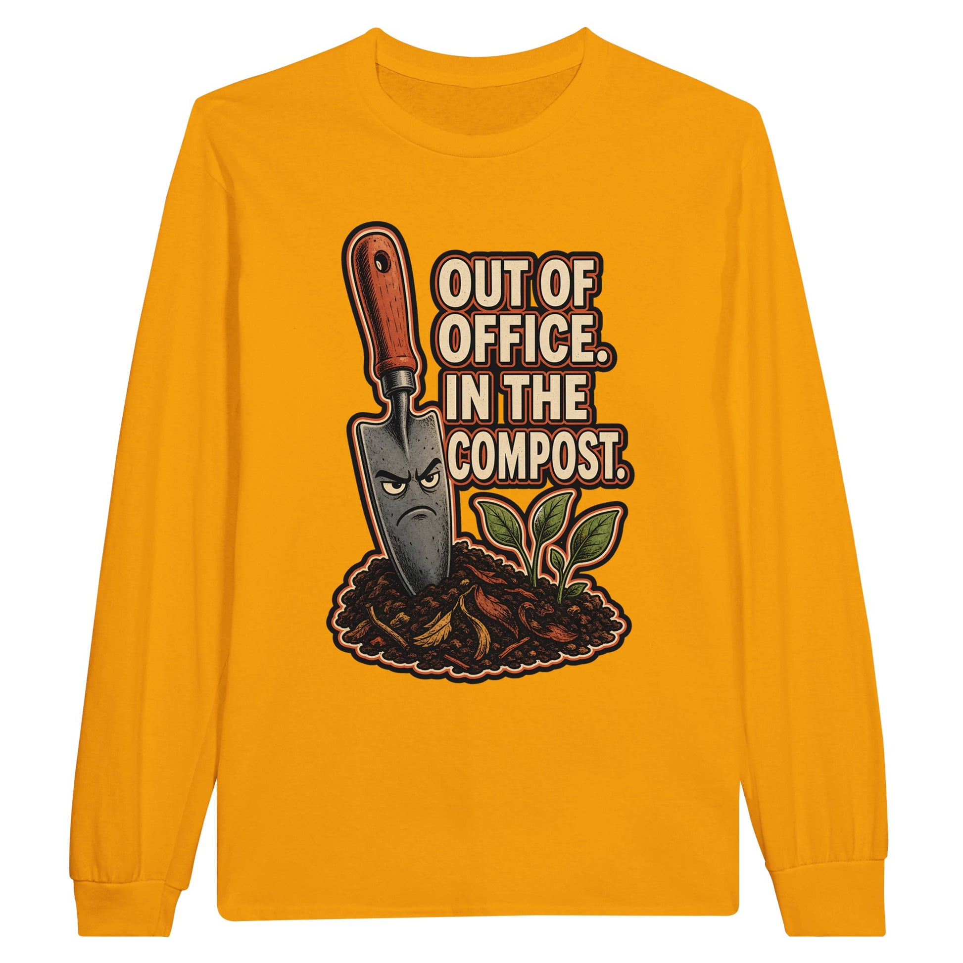 Out of Office, In the Compost Long-Sleeve T-shirt — product view 4