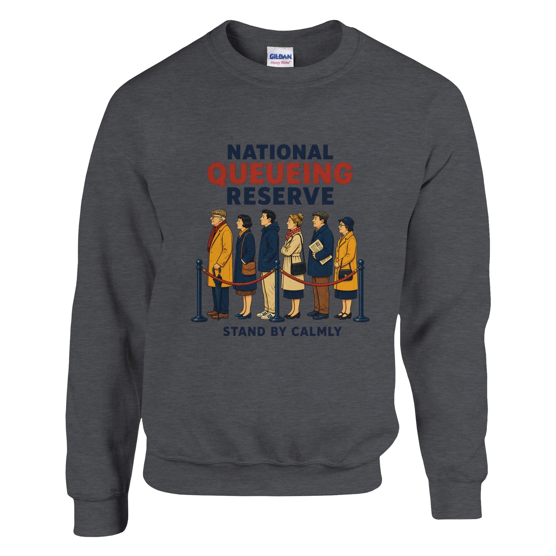 National Queueing Reserve – British Queue Graphic Sweatshirt — product view 14