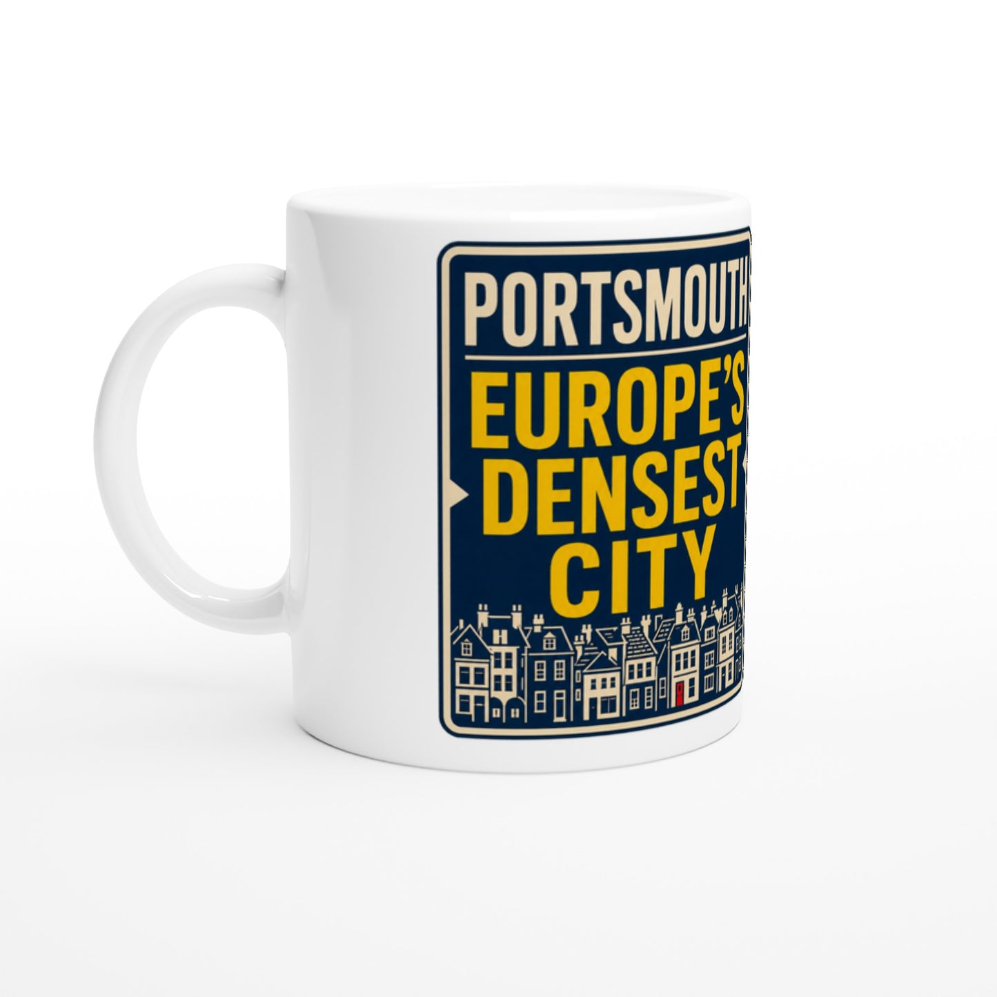 Portsmouth — Europe's Densest City Mug — product view 2
