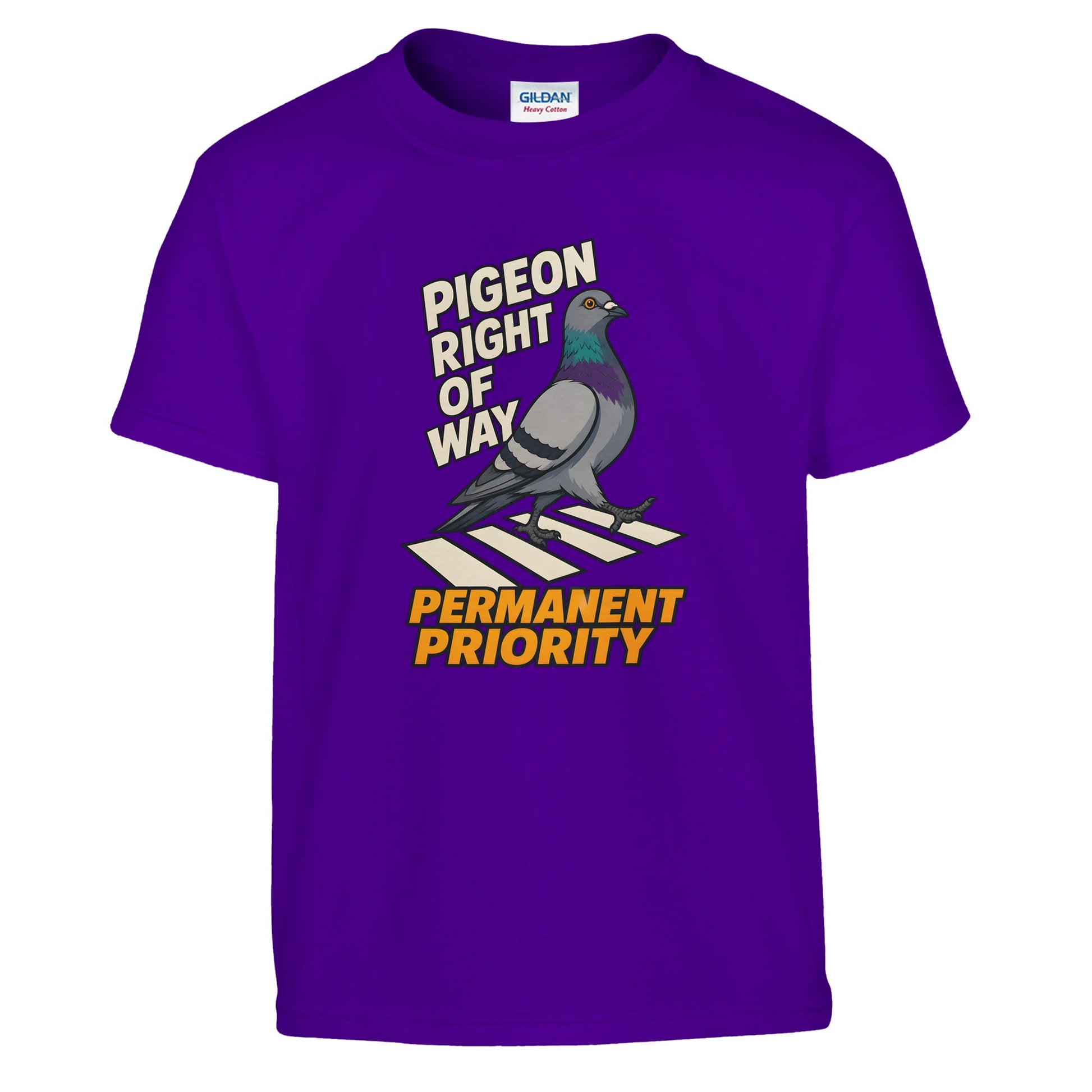 Pigeon Right of Way Kids' T-shirt — product view 6