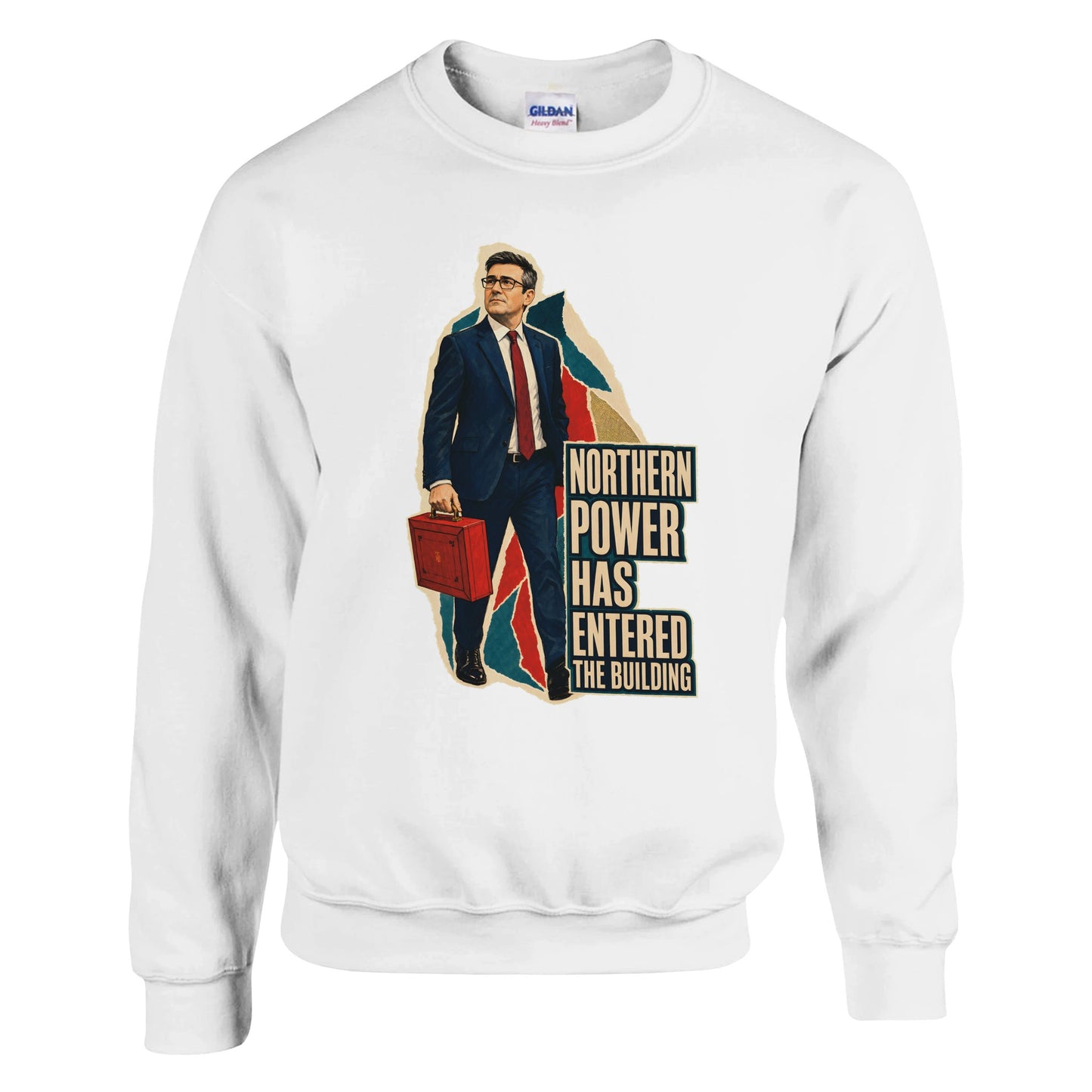 Northern Power Has Entered the Building Tote Bag Sweatshirt — product view 1