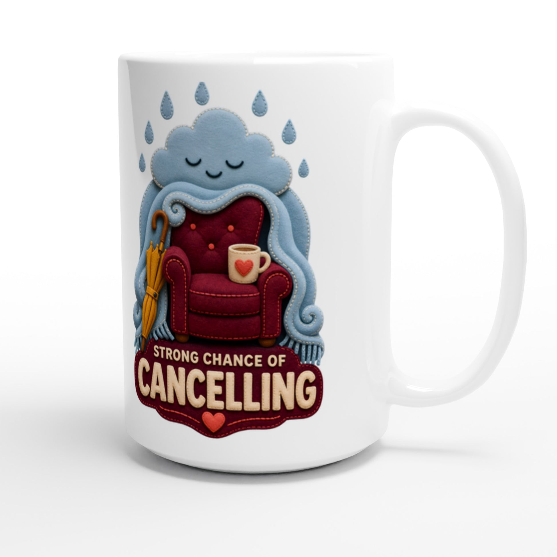 Strong Chance of Cancelling Large Mug — product view 3