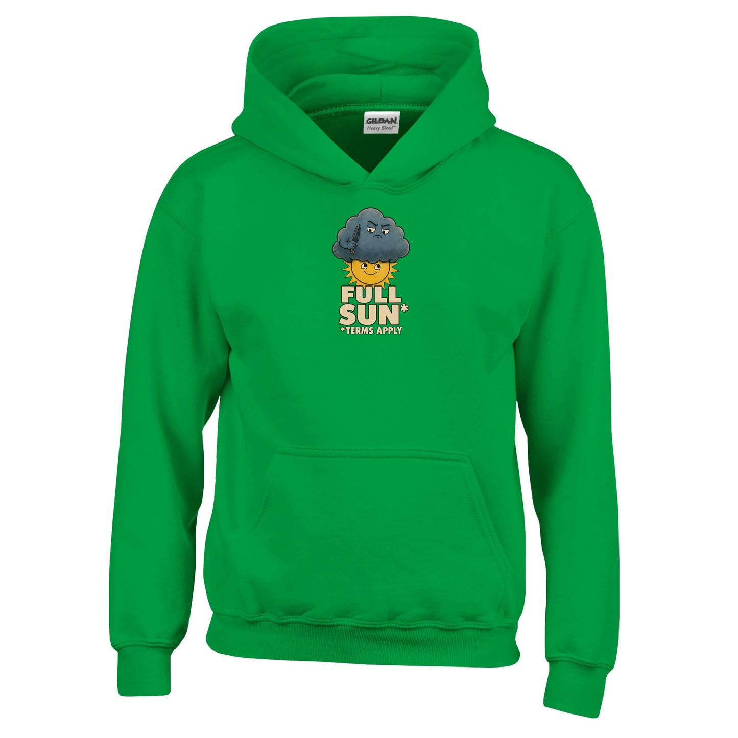 Full Sun, Terms Apply Weather Graphic Kids' Hoodie — product view 8