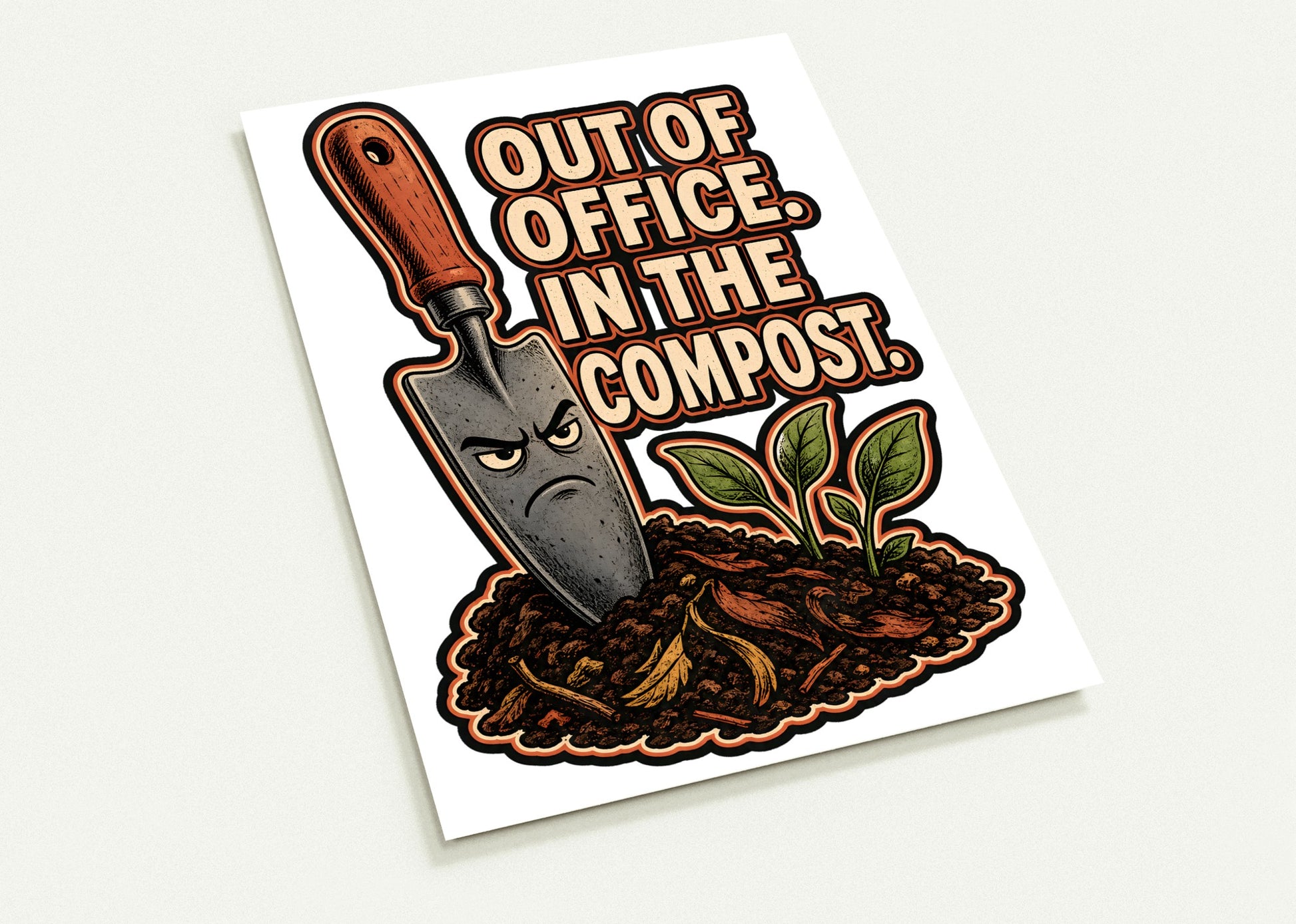Out of Office, In the Compost Postcard Pack — product view 2