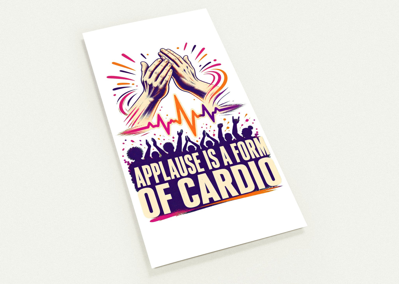 Applause Is a Form of Cardio Postcard Pack