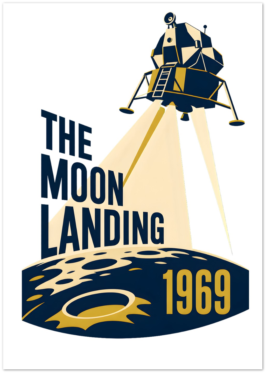 The Moon Landing — 1969 Greeting Card Pack — product view 1