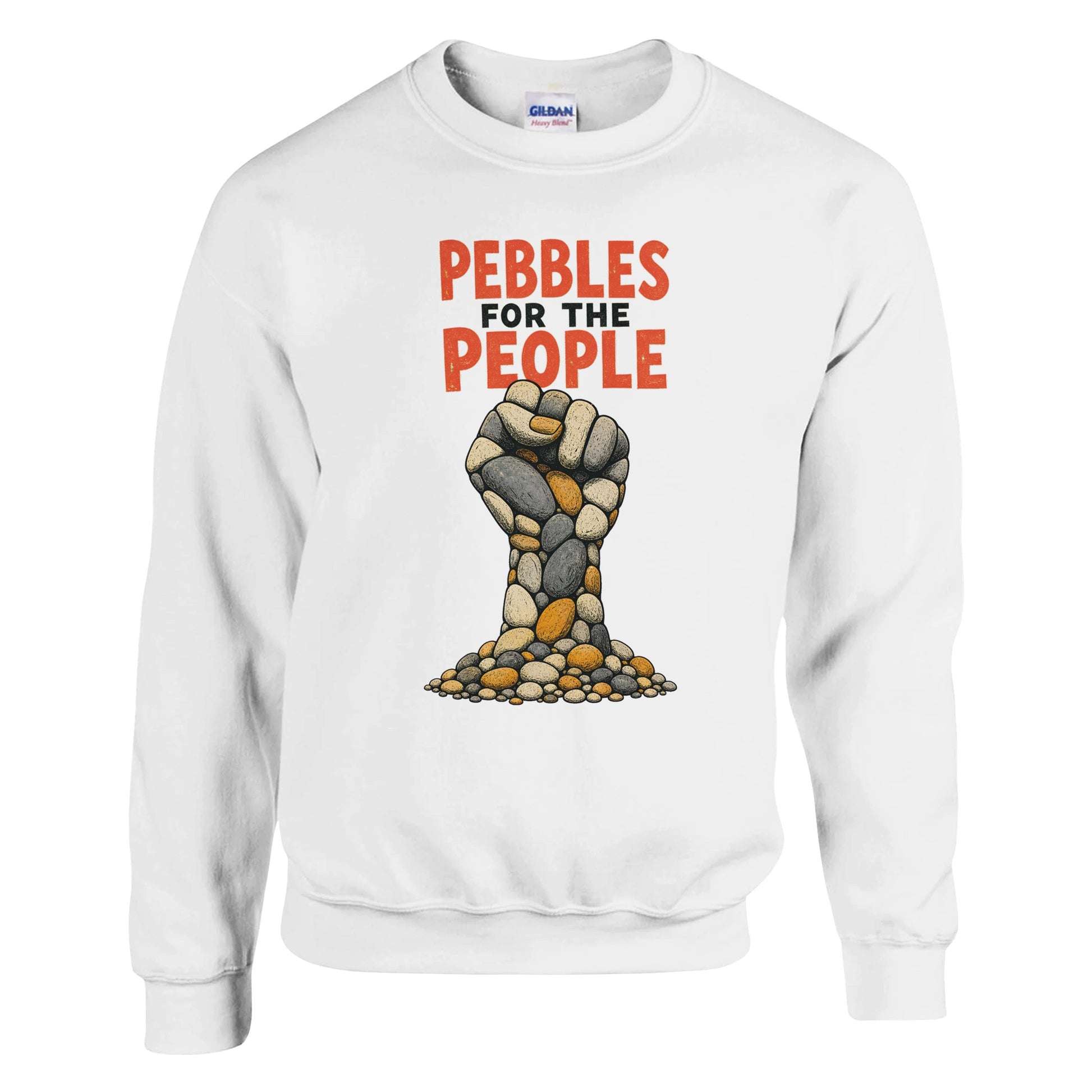 Pebbles for the People Graphic Sweatshirt — product view 1