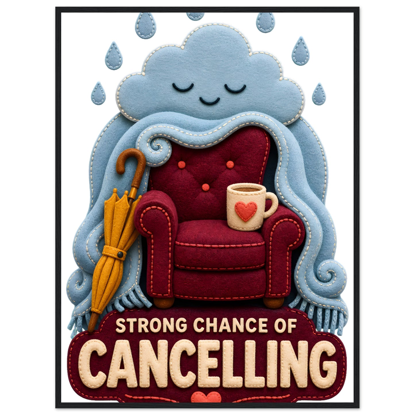 Strong Chance of Cancelling Framed Wall Art — product view 8