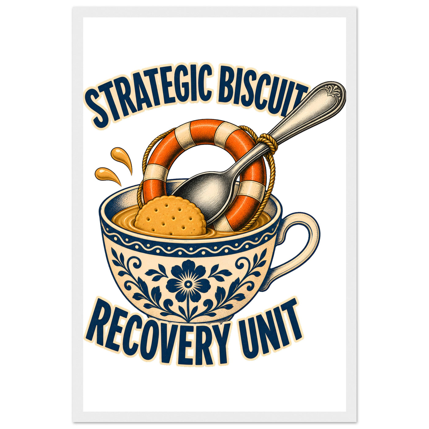 Strategic Biscuit Recovery Unit Framed Wall Art