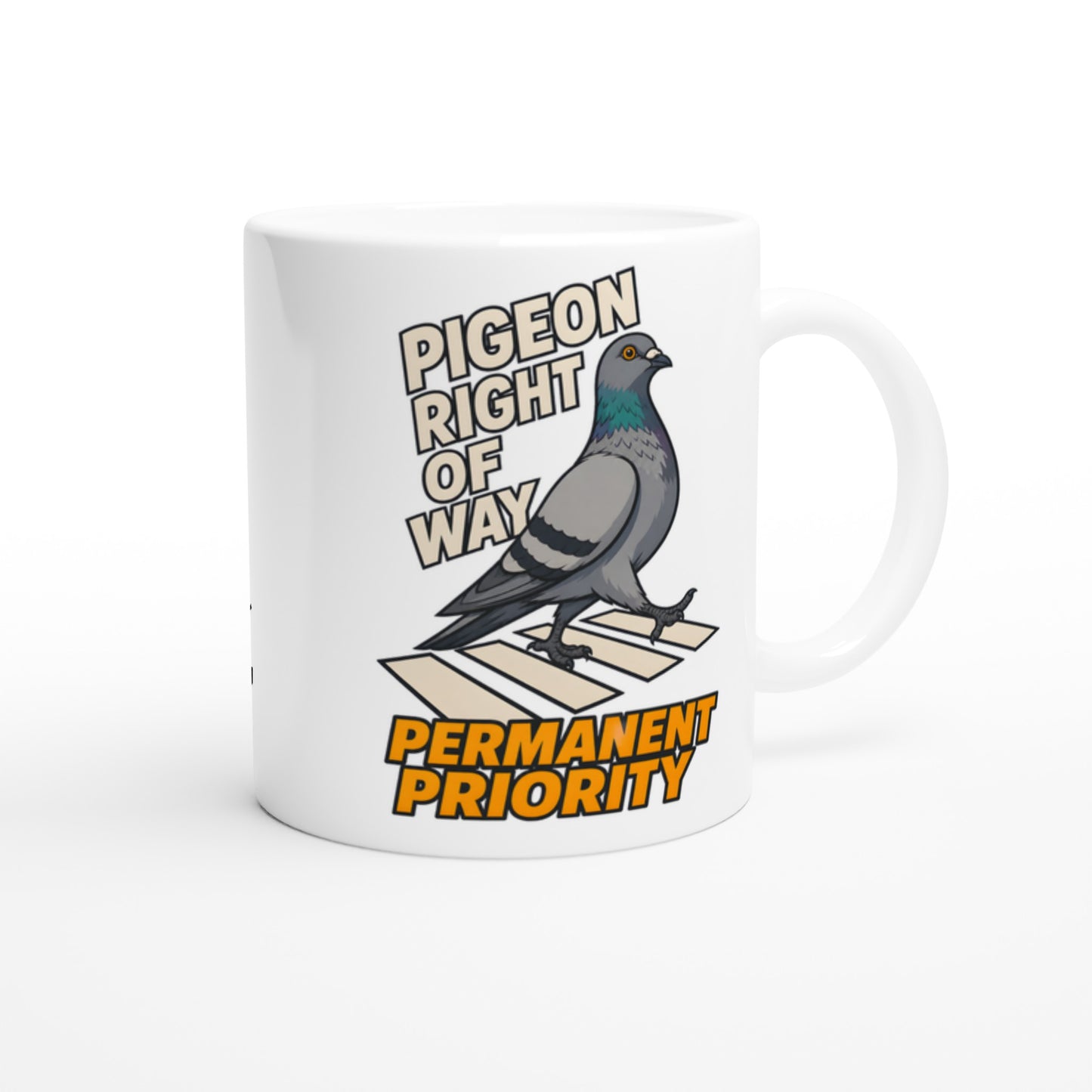 Pigeon Right of Way Mug — product view 2