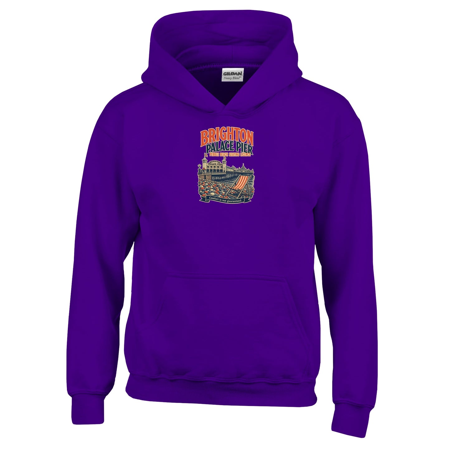 Brighton Pebble Beach Seating Licence Kids' Hoodie — product view 10