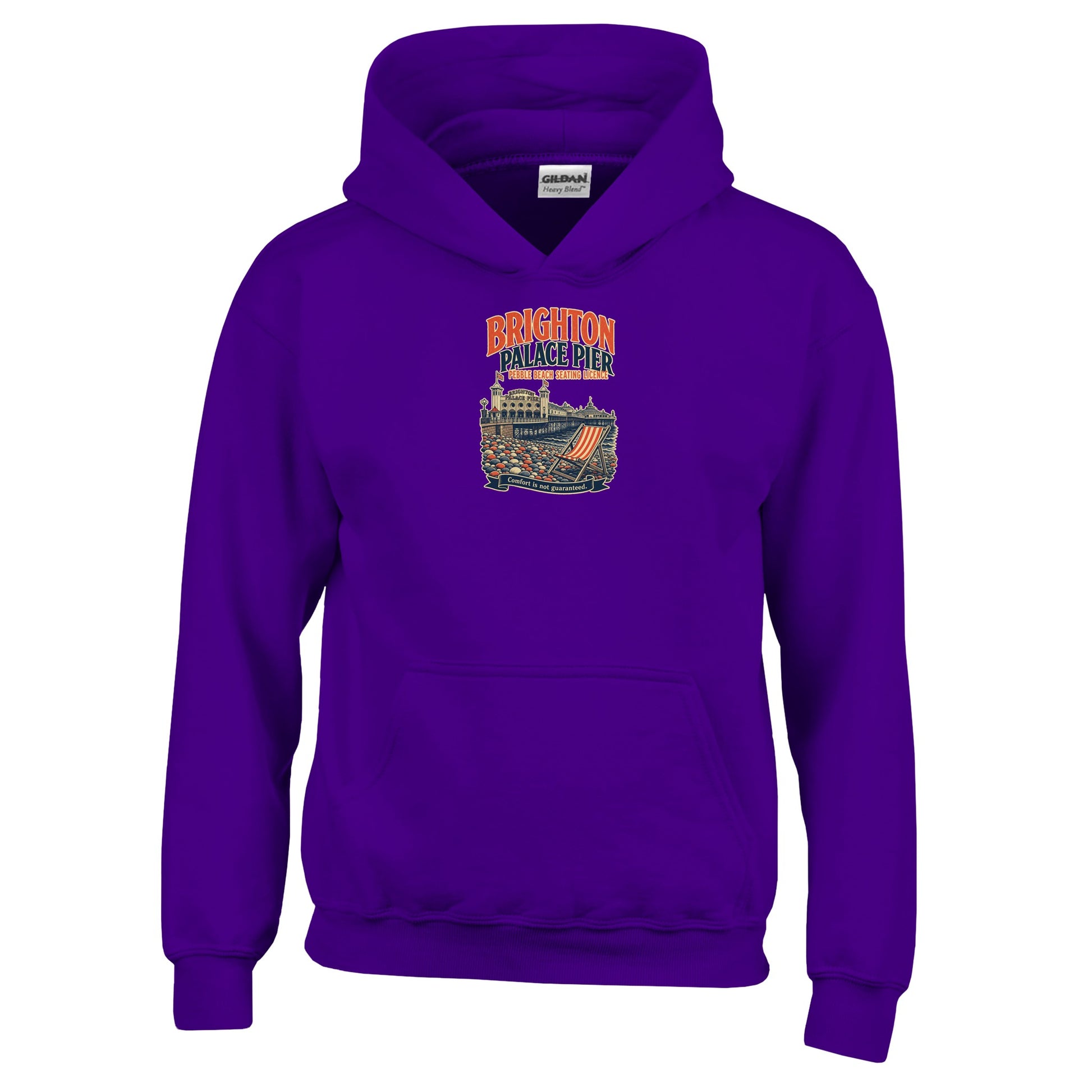 Brighton Pebble Beach Seating Licence Kids' Hoodie — product view 10