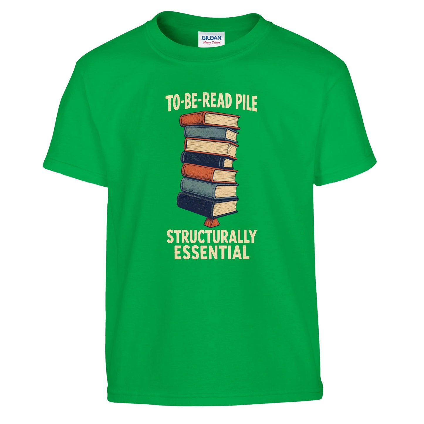To-Be-Read Pile: Structurally Essential Book Graphic Kids' T-shirt — product view 8