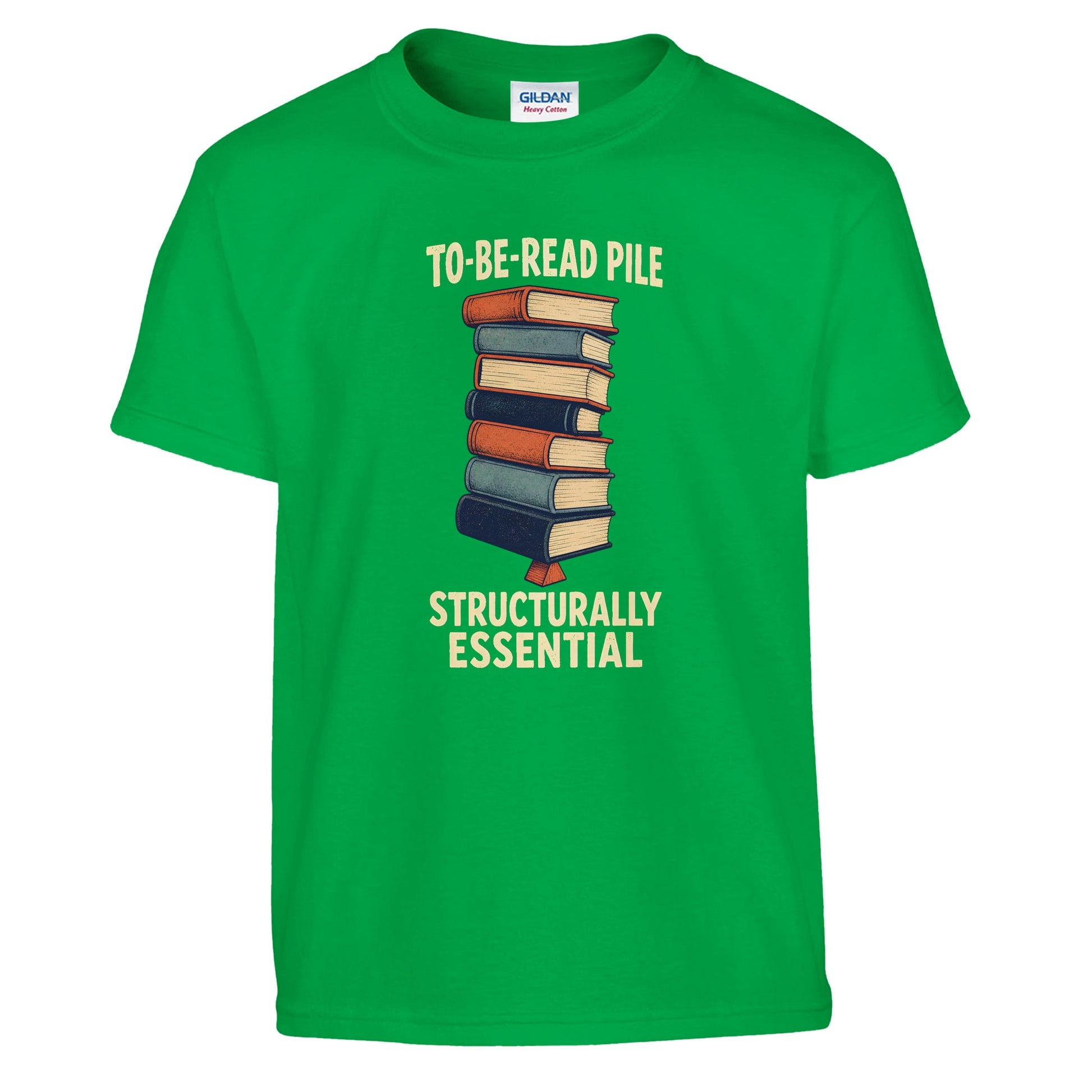 To-Be-Read Pile: Structurally Essential Book Graphic Kids' T-shirt — product view 8