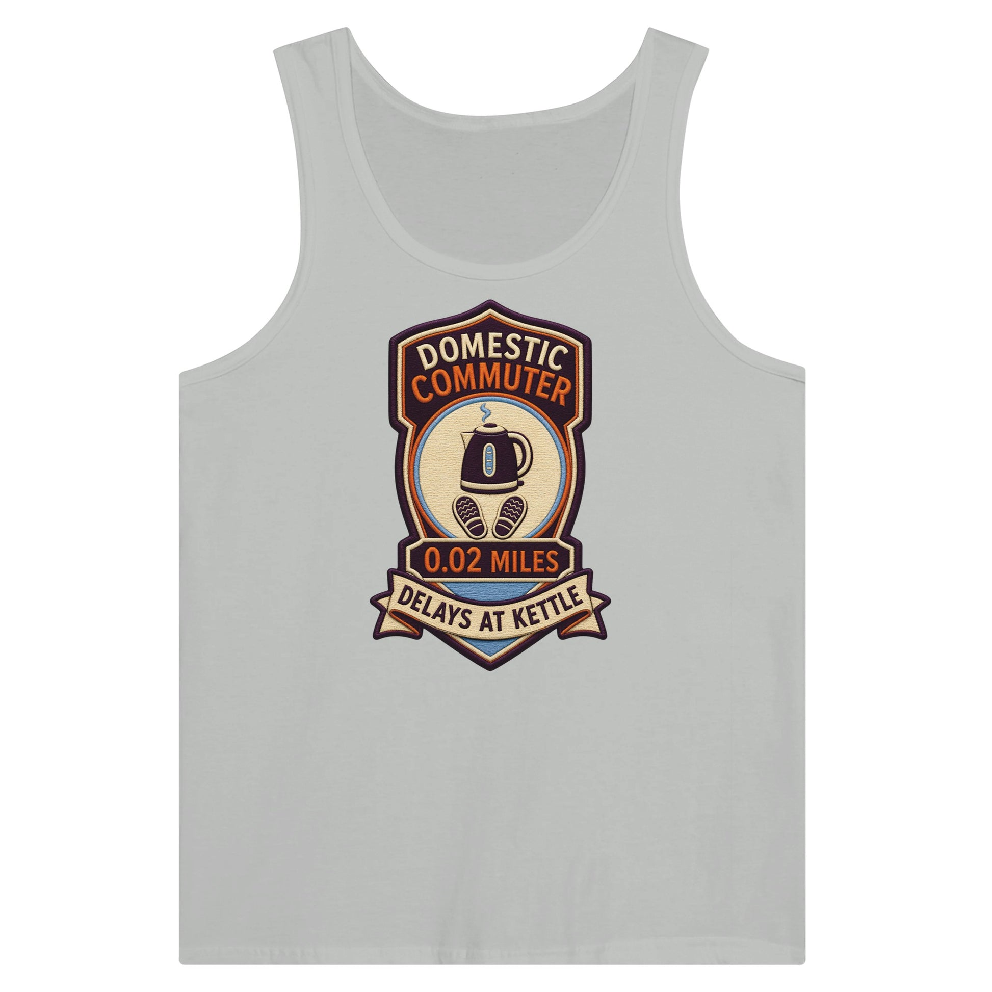 Domestic Commuter Premium Unisex Tank Top — product view 5