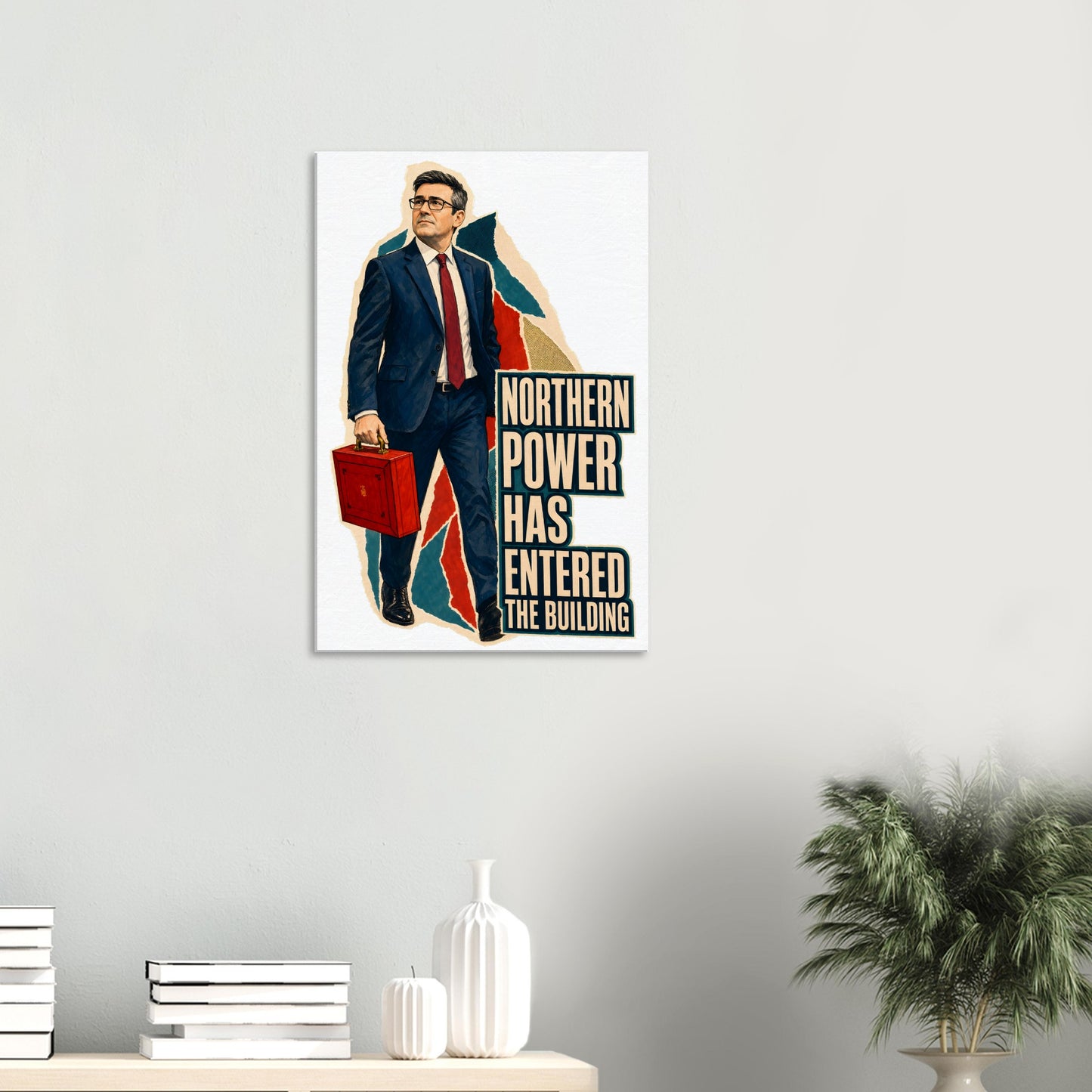 Northern Power Has Entered the Building Tote Bag Canvas — product view 4
