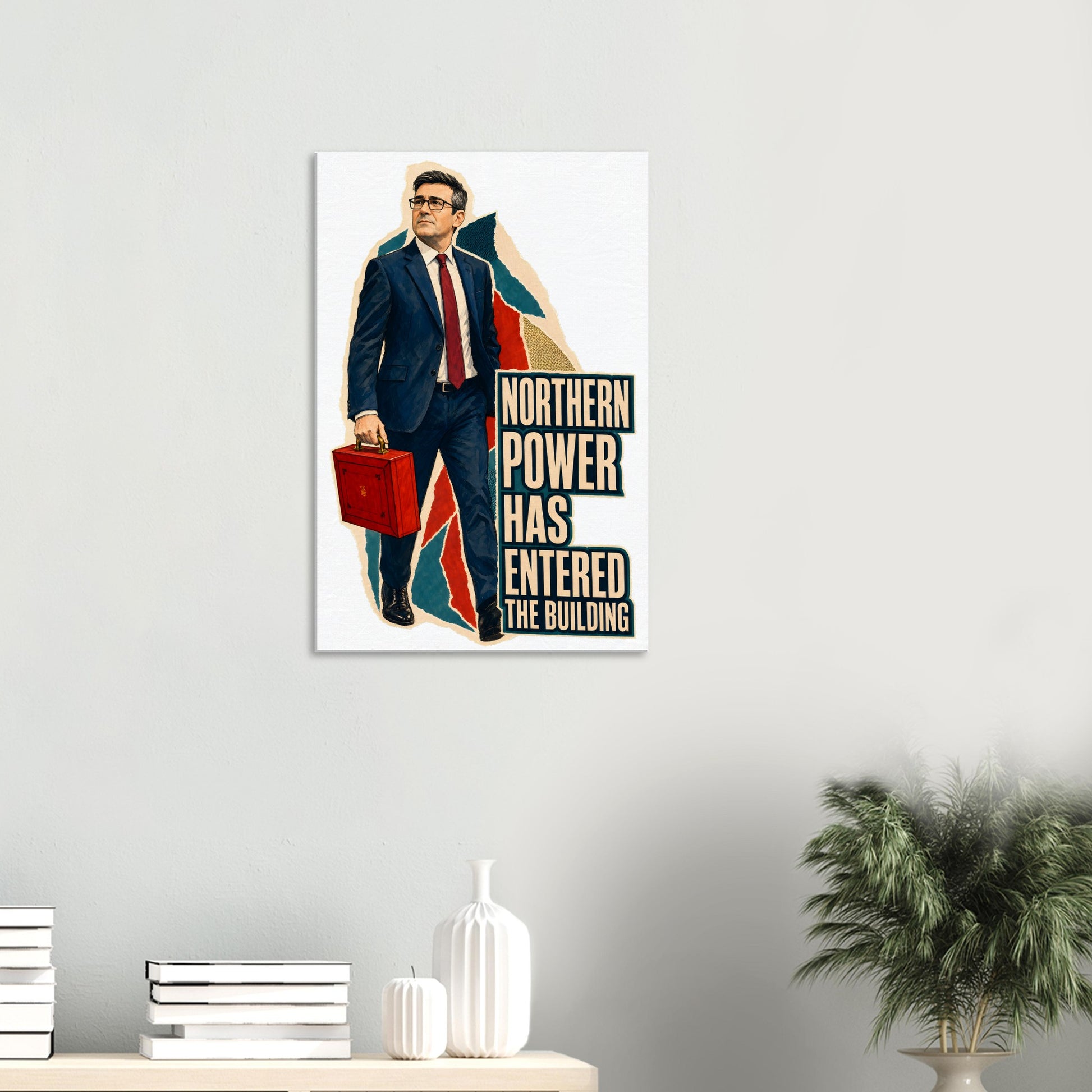 Northern Power Has Entered the Building Tote Bag Canvas — product view 4