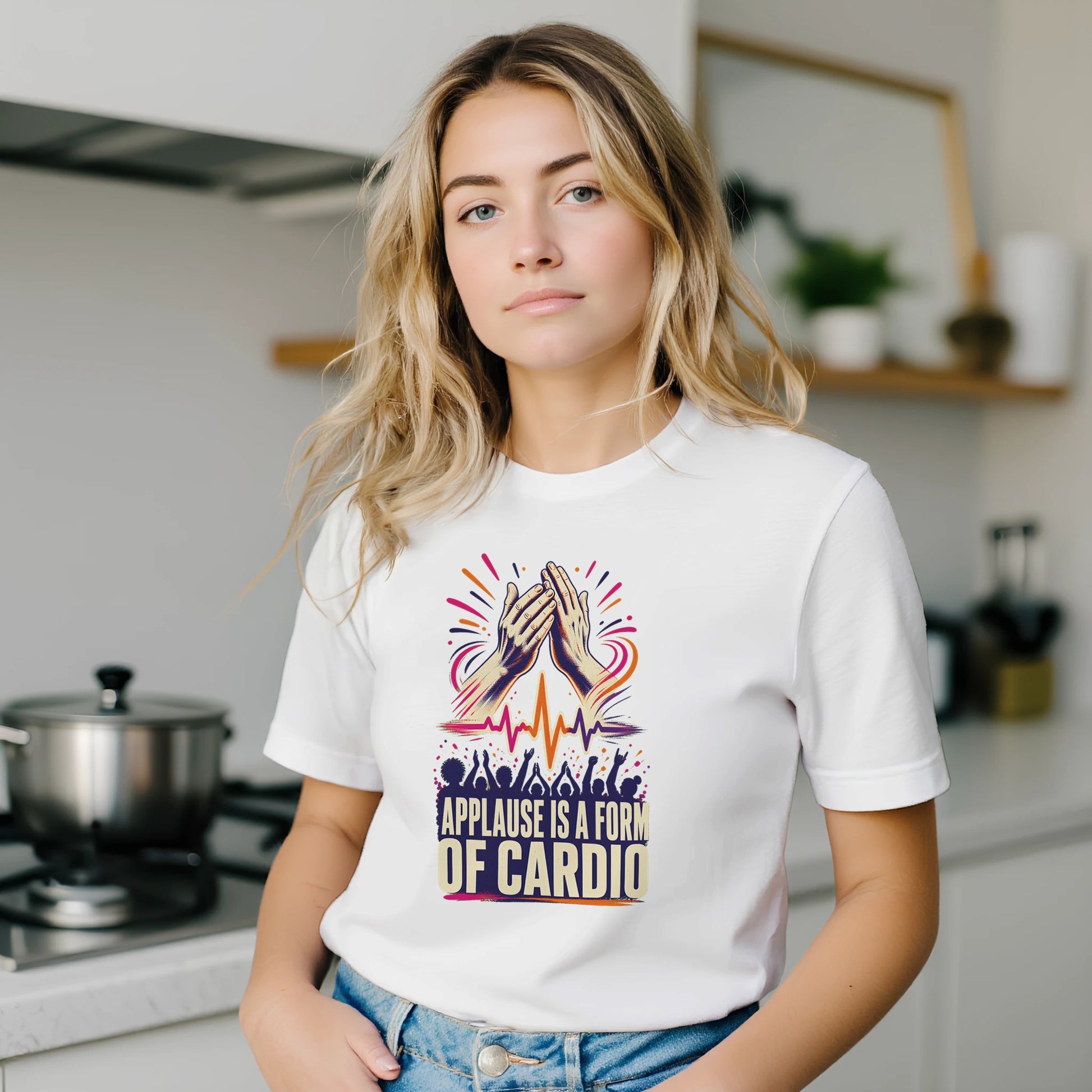 Applause Is a Form of Cardio T-shirt — product view 8