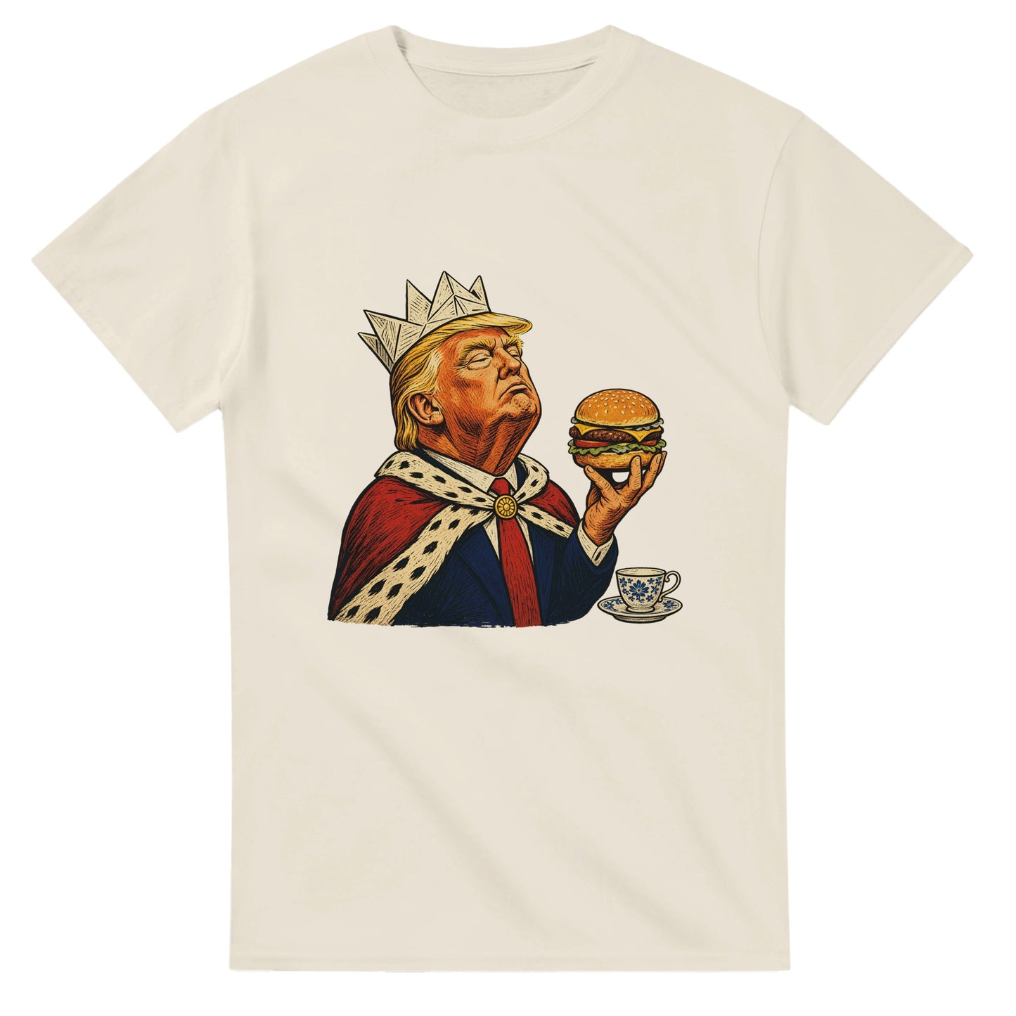 The Very Temporary Monarch — Trump Satire T-shirt — product view 8