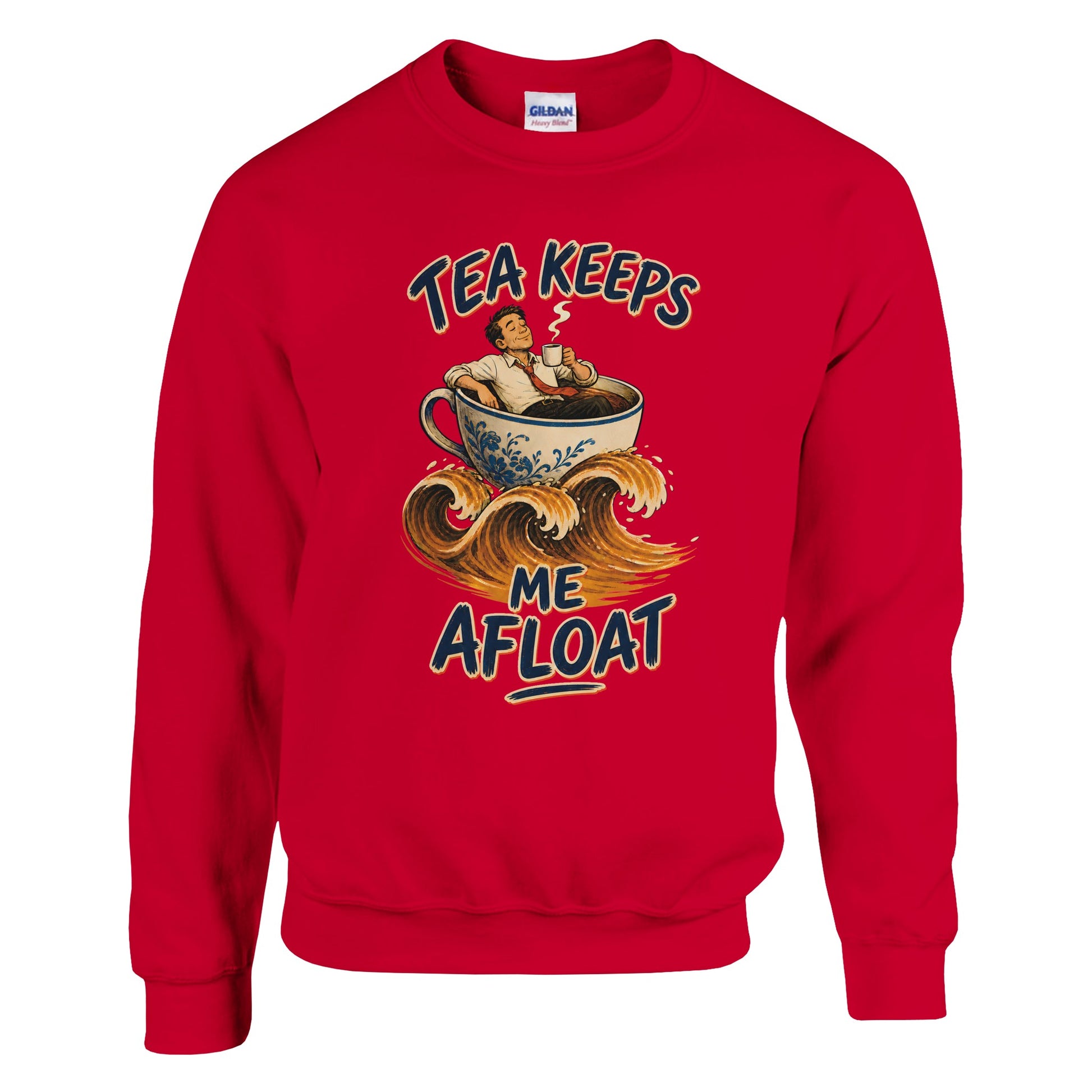 Tea Keeps Me Afloat Sweatshirt — product view 3