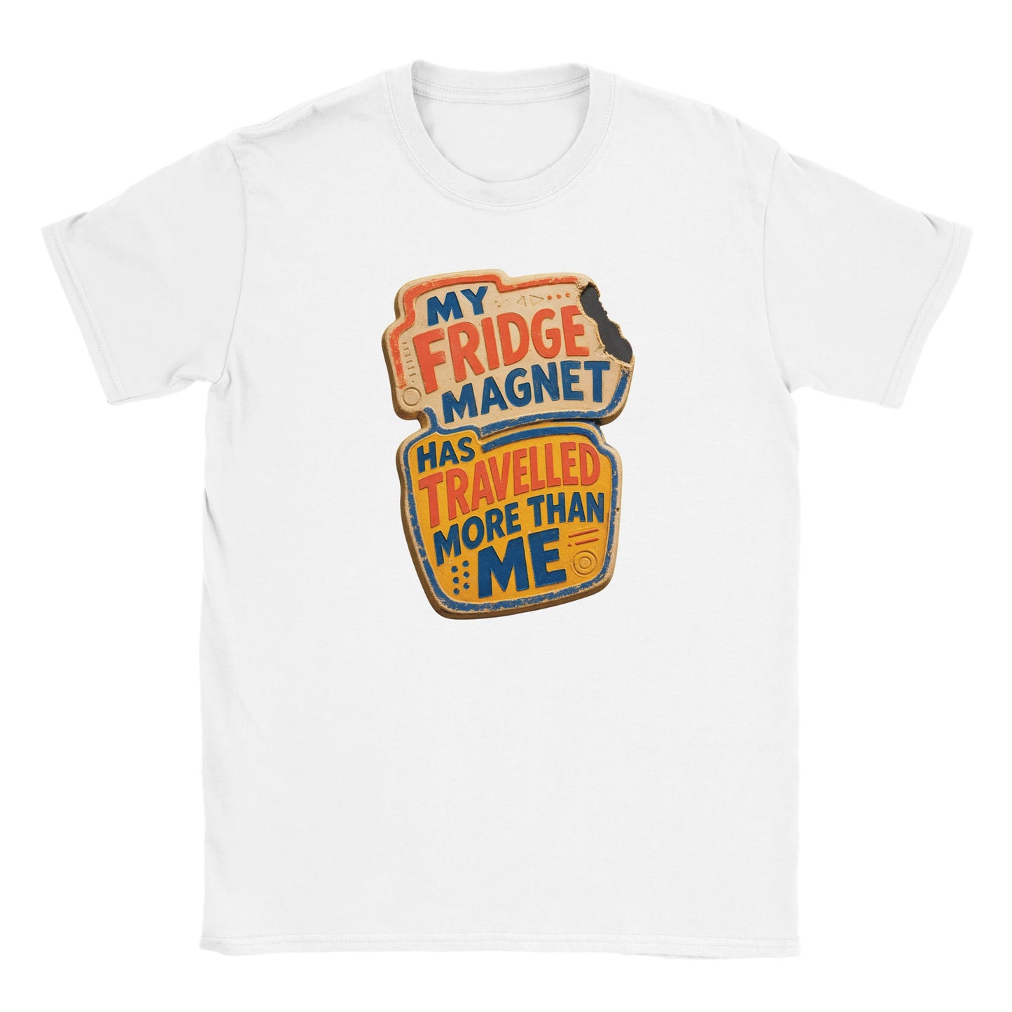 My Fridge Magnet Has Travelled More Than Me Kids' T-shirt — product view 15
