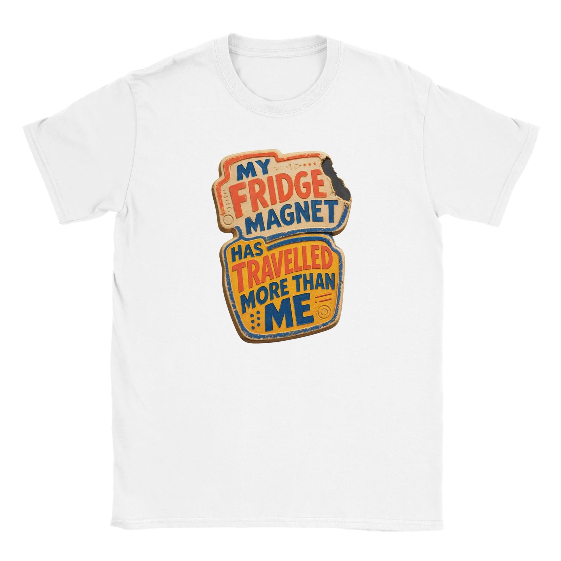 My Fridge Magnet Has Travelled More Than Me Kids' T-shirt — product view 15